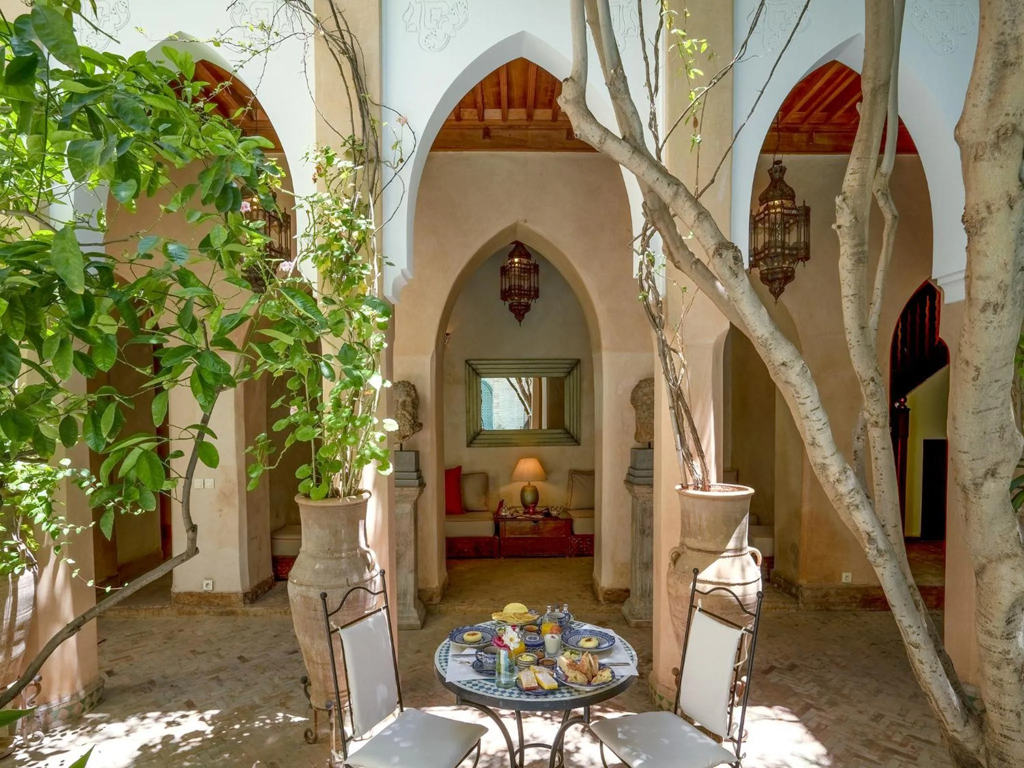 Patio in Riad Il Parco dei Principi