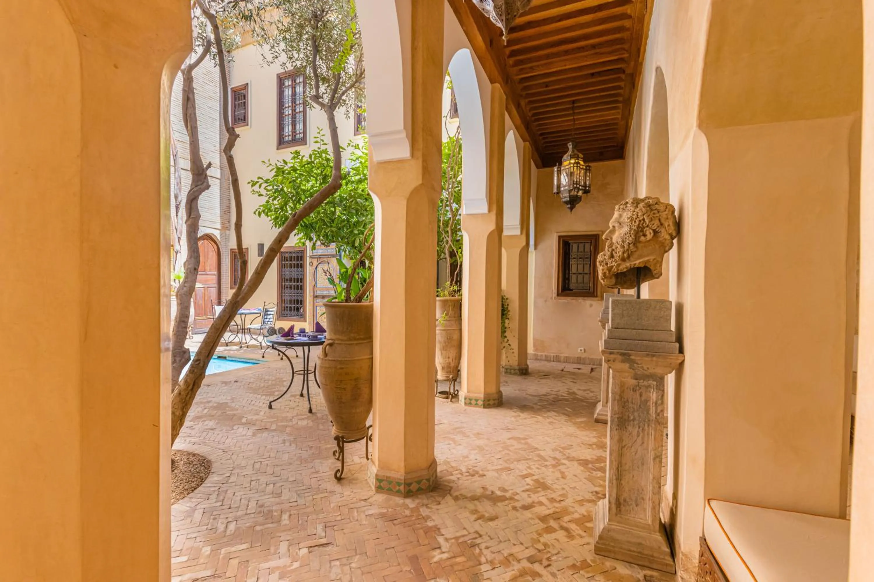 Patio in Riad Il Parco dei Principi