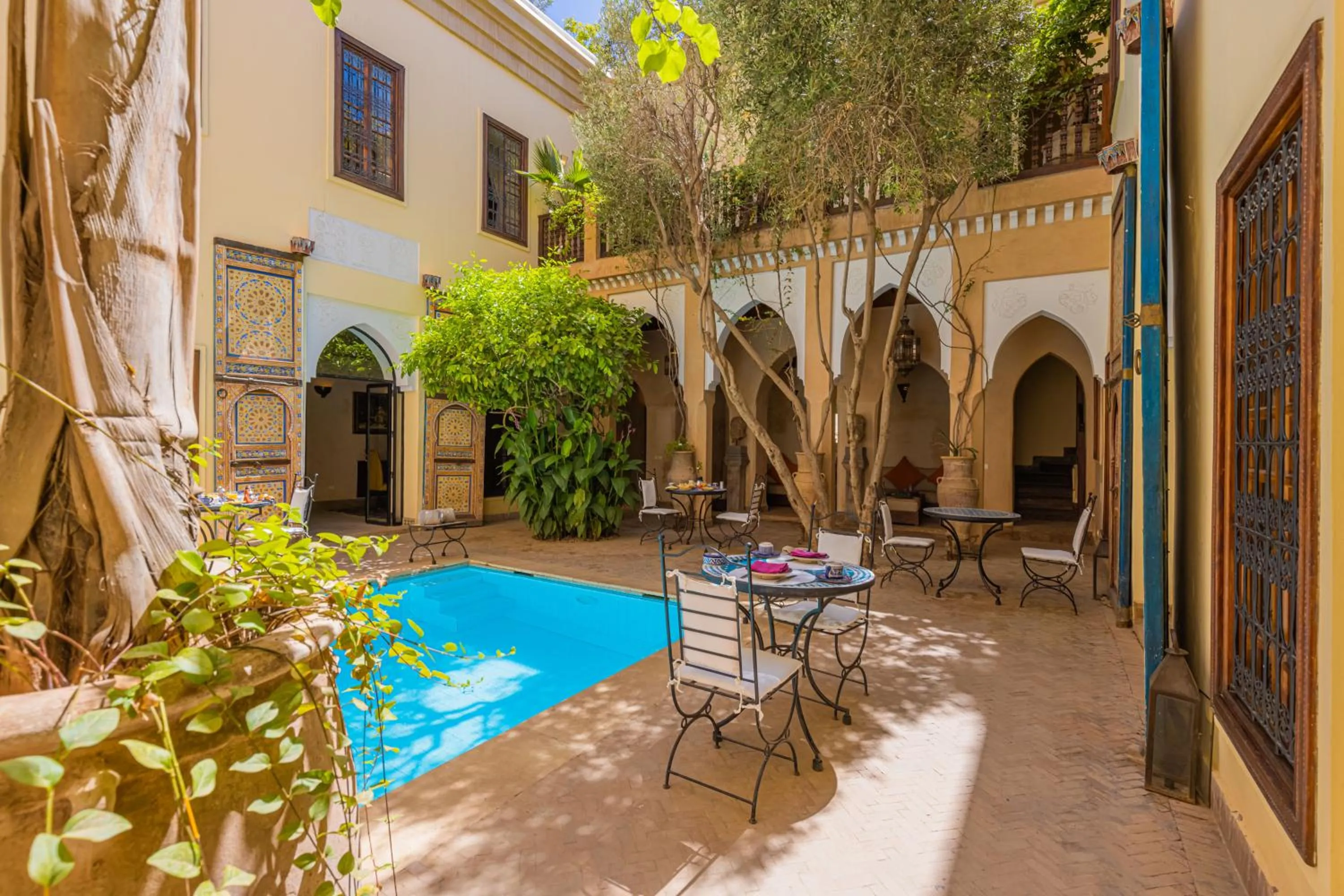 Patio in Riad Il Parco dei Principi