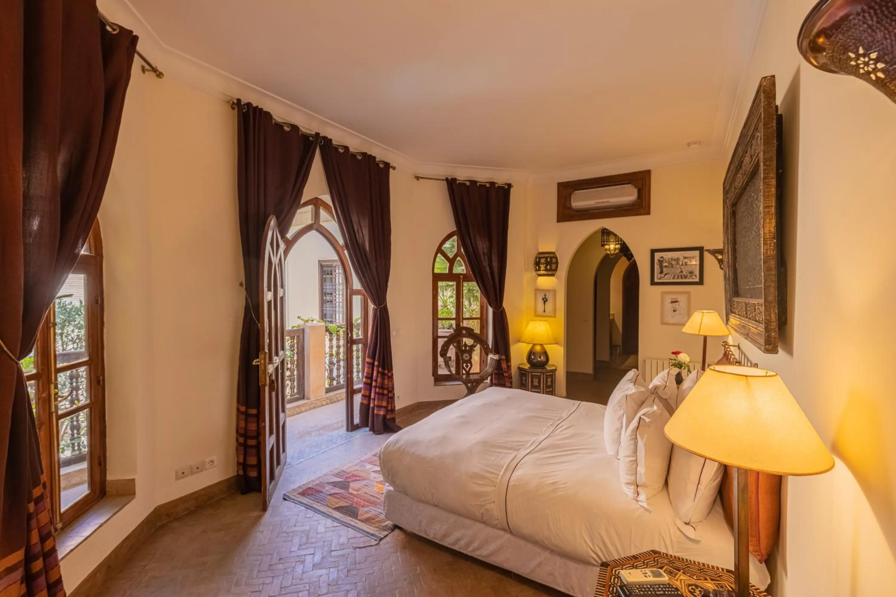 Photo of the whole room, Bed in Riad Il Parco dei Principi