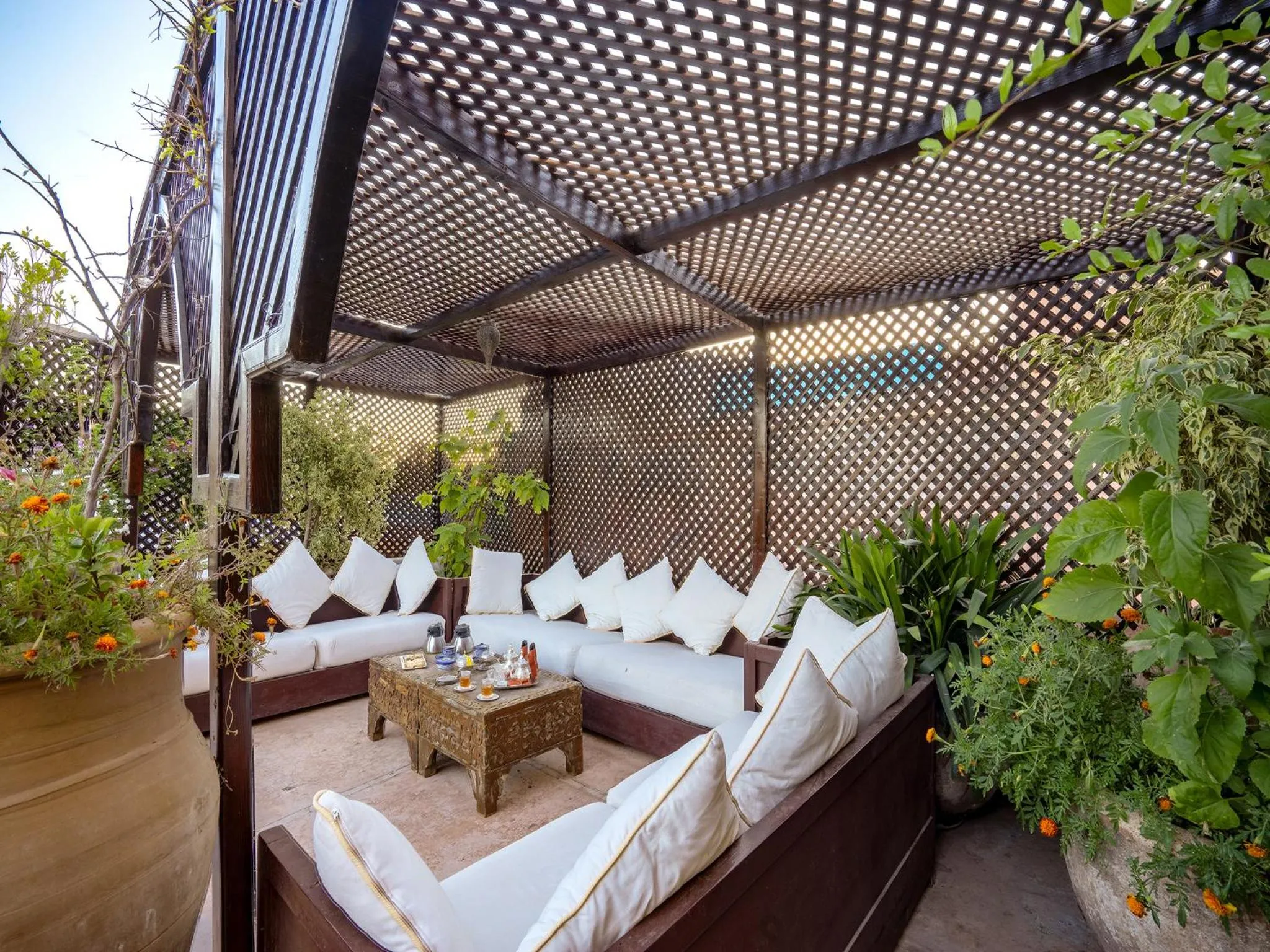Patio in Riad Il Parco dei Principi