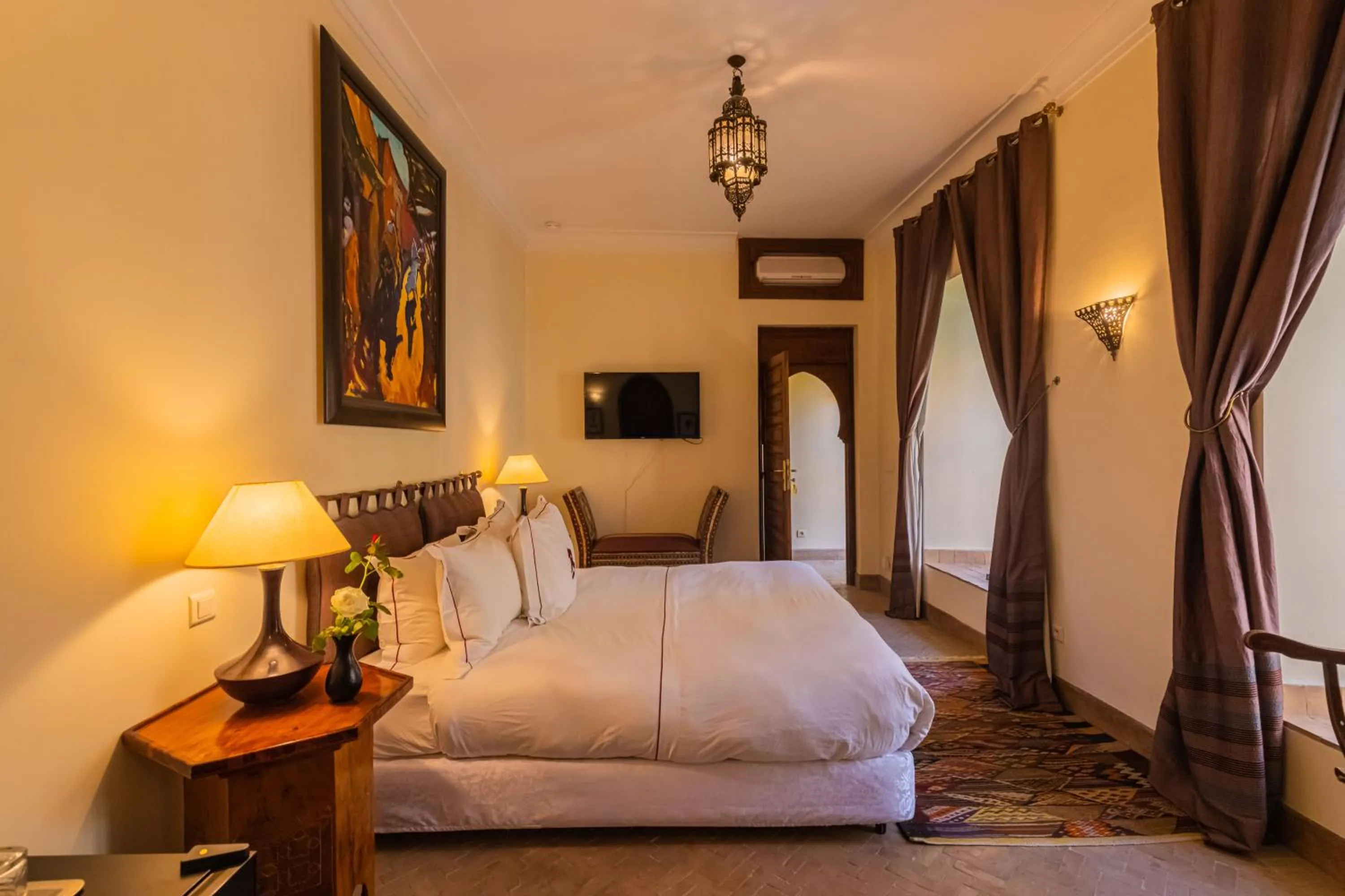 Photo of the whole room, Bed in Riad Il Parco dei Principi