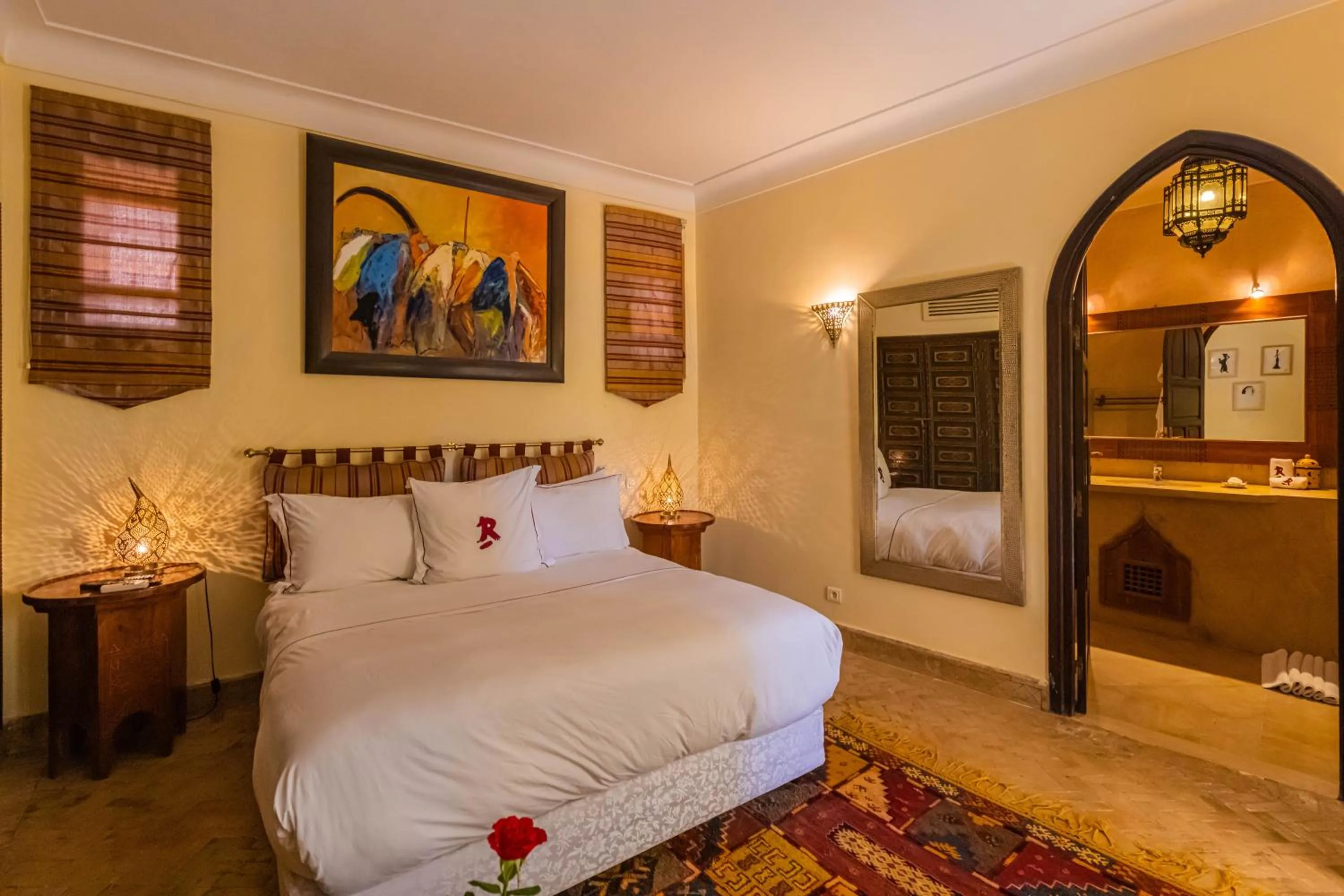 Photo of the whole room, Bed in Riad Il Parco dei Principi