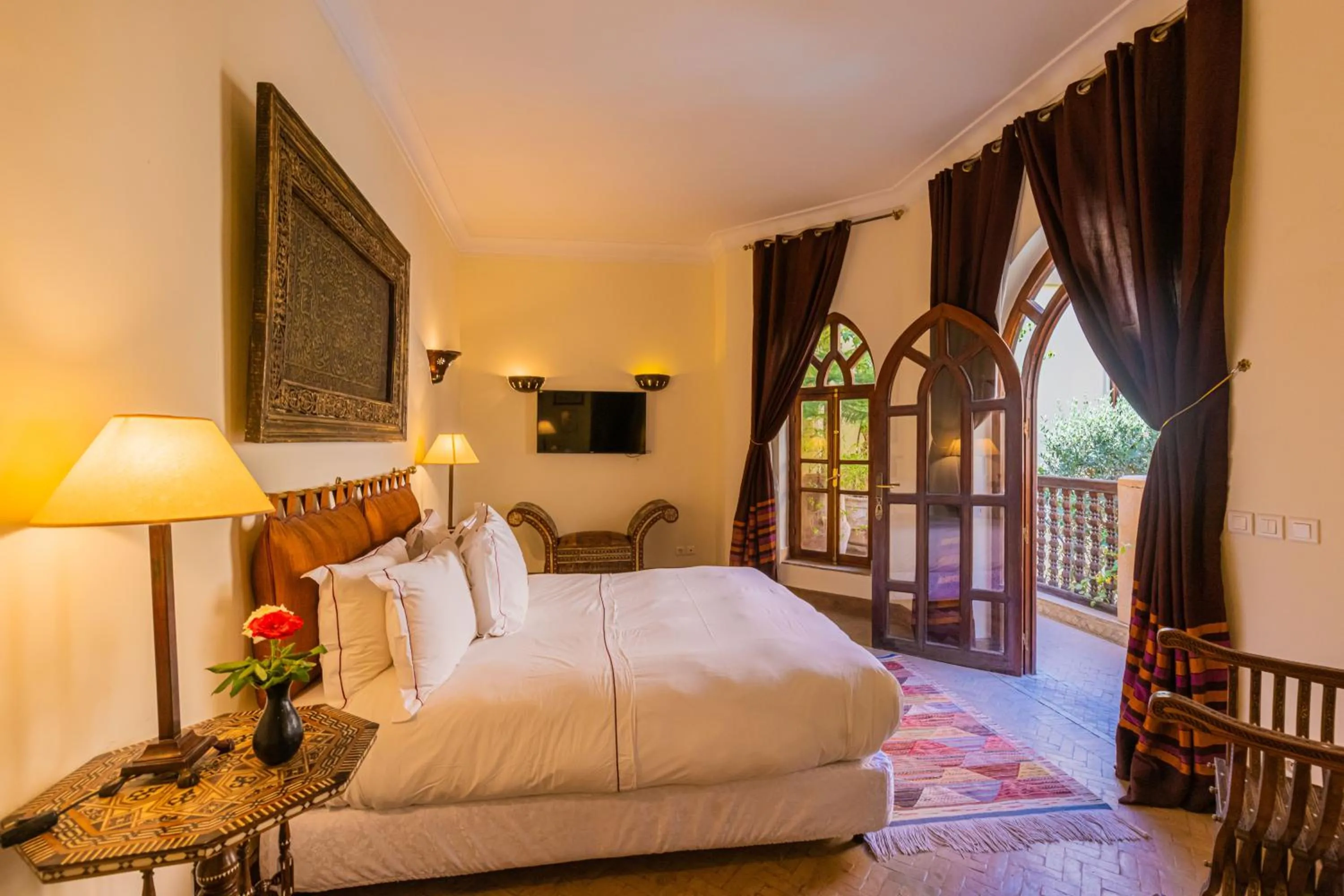 Photo of the whole room, Bed in Riad Il Parco dei Principi