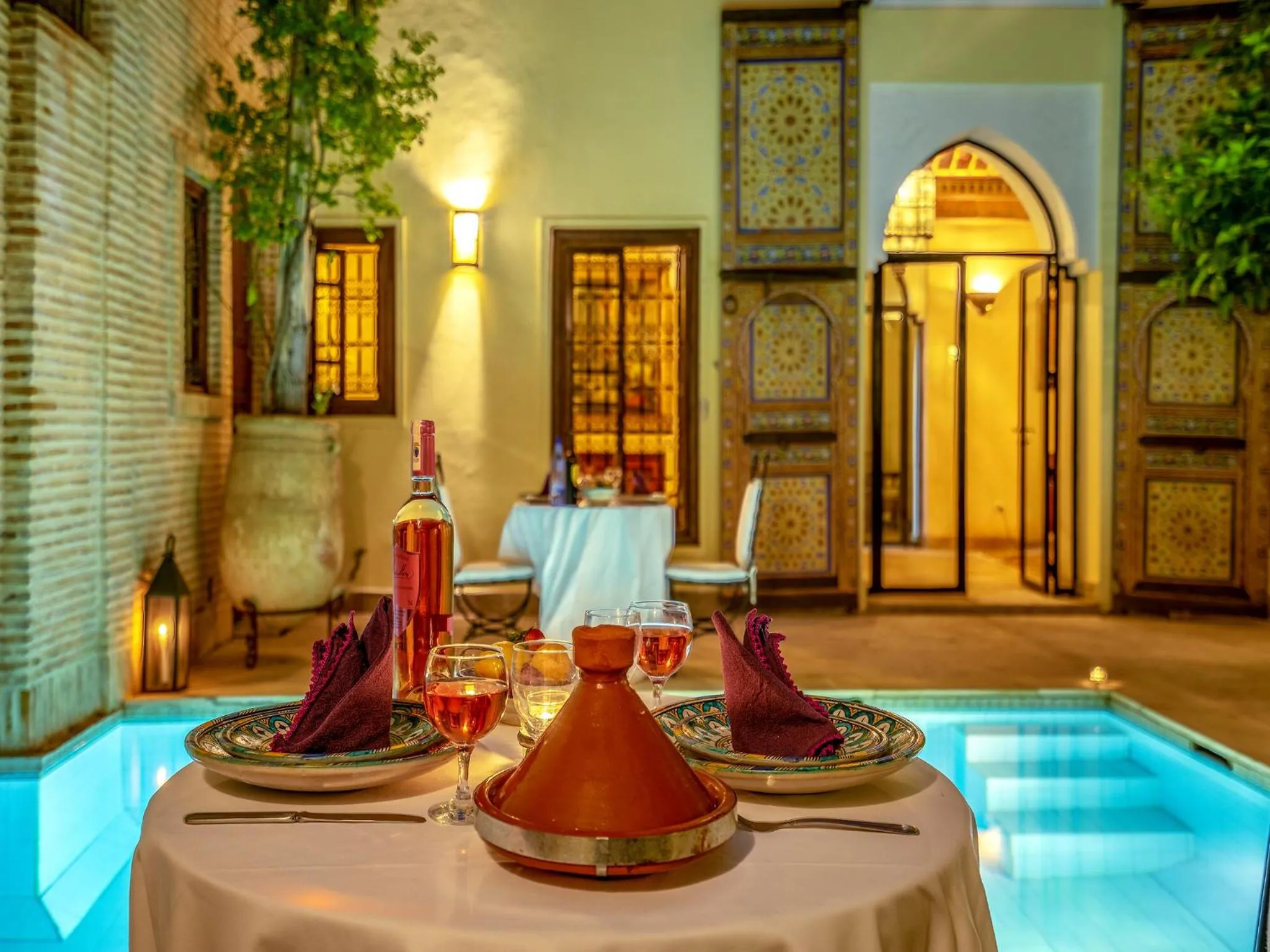 Food and drinks in Riad Il Parco dei Principi