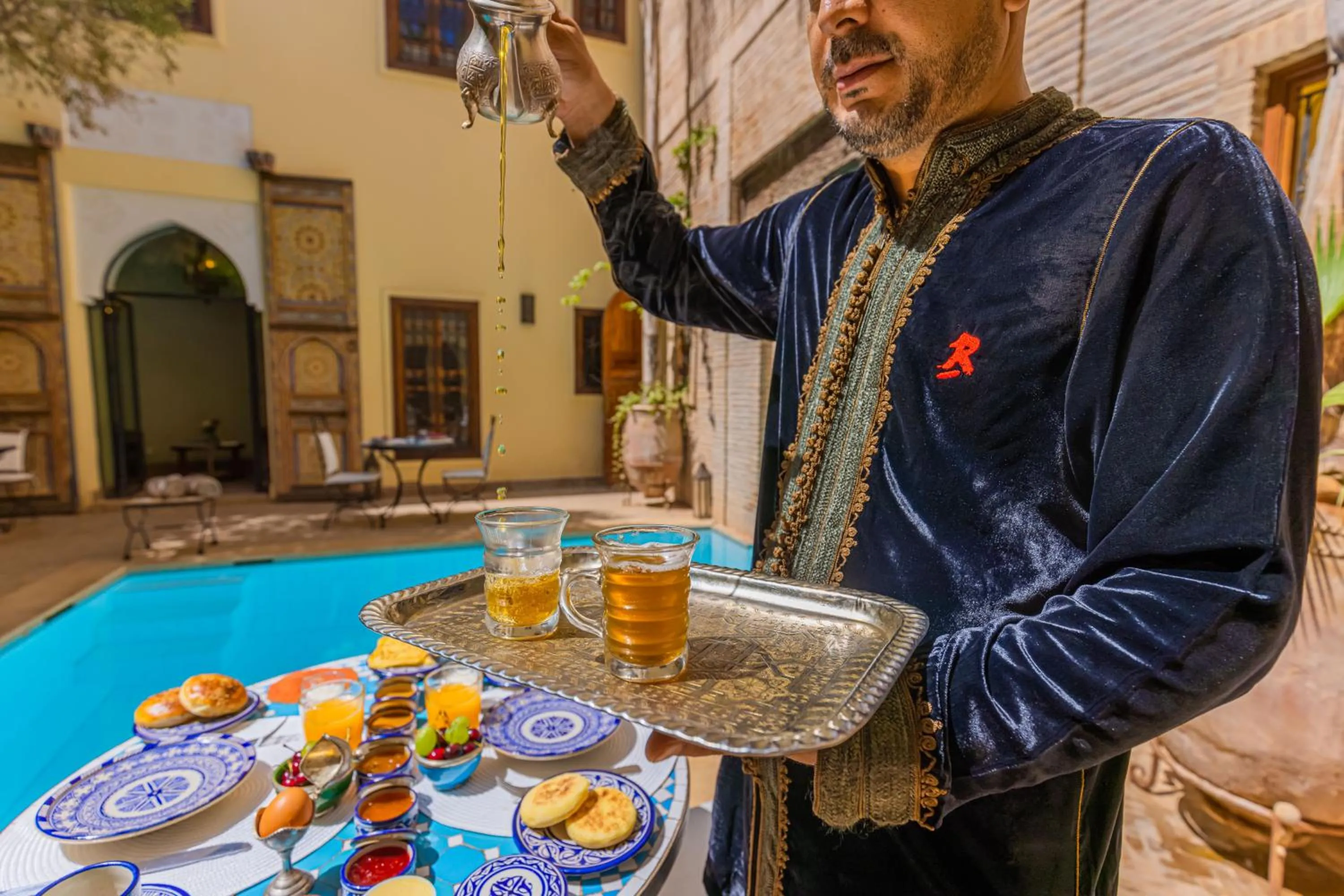 Food and drinks in Riad Il Parco dei Principi