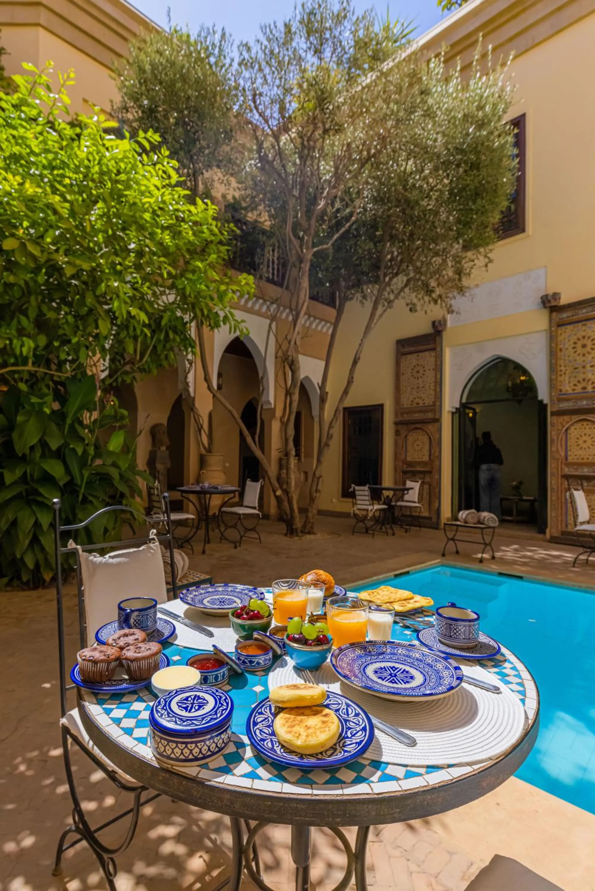 Food and drinks in Riad Il Parco dei Principi