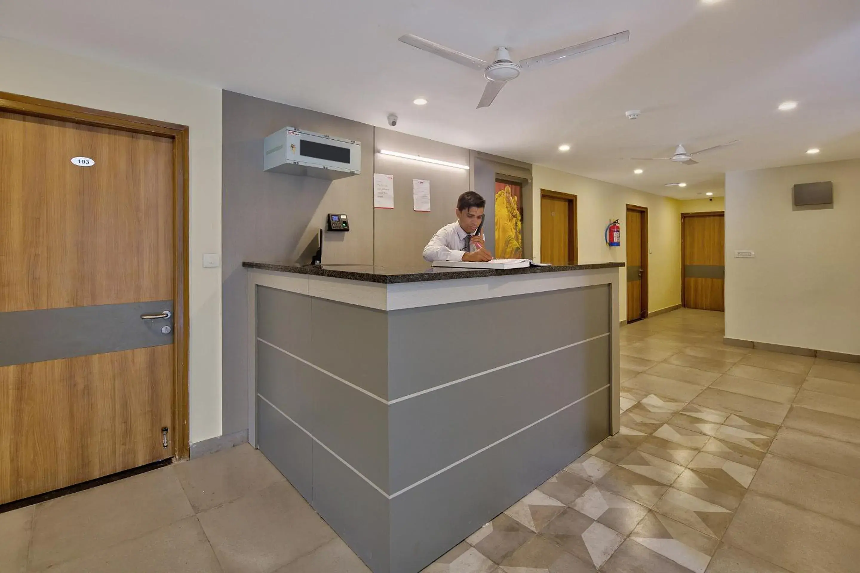Lobby or reception in Super Hotel O Blessings Residency Lobby or reception in Super Hotel O Blessings Residency