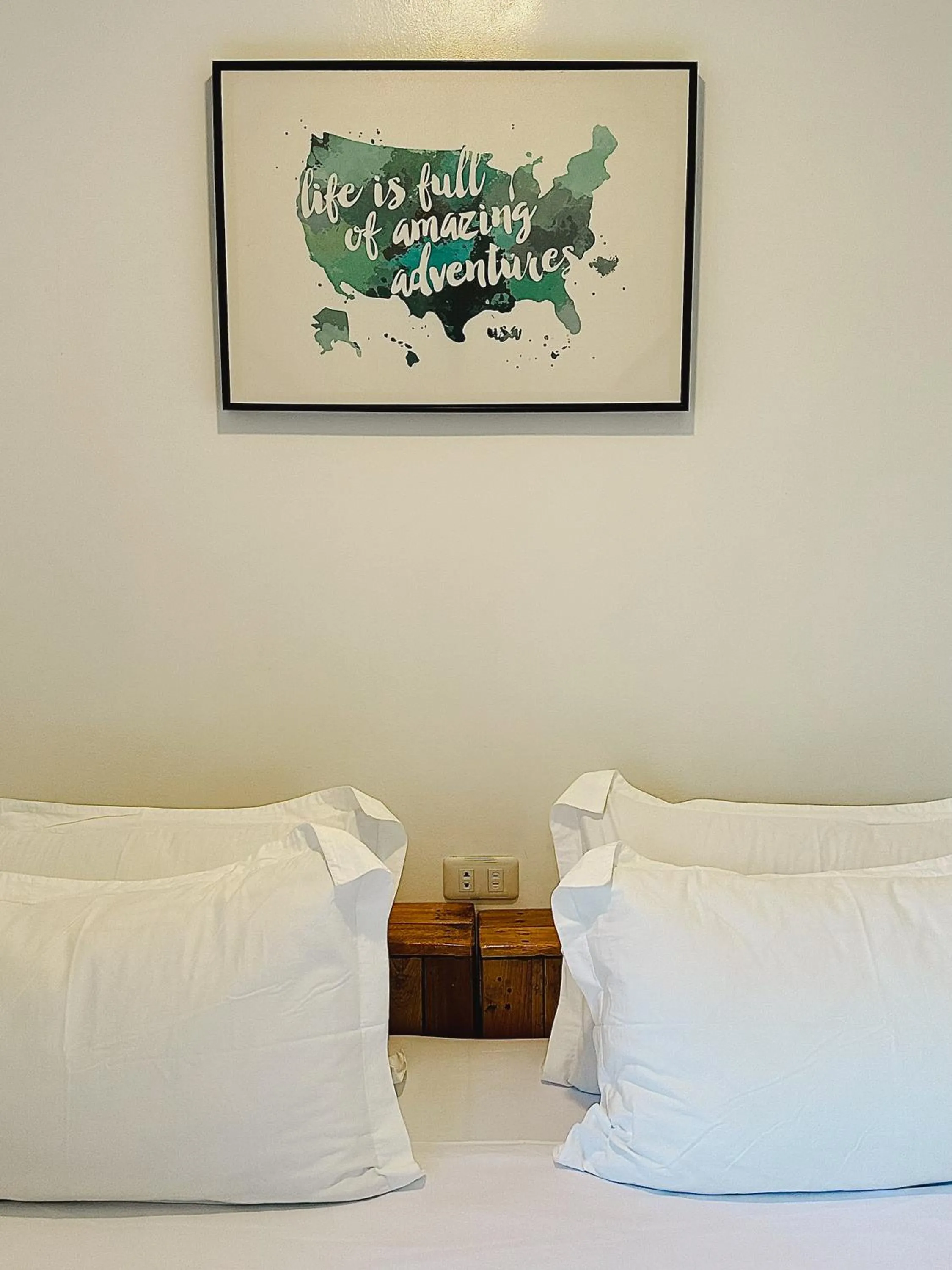 Bed in Pig Dive Hostel Moalboal