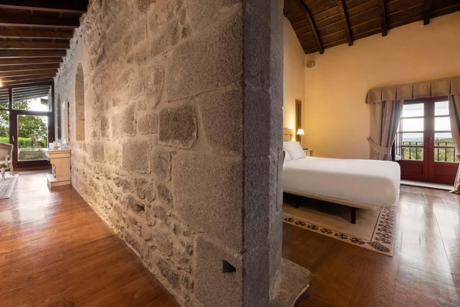 Bed in Áurea Palacio de Sober by Eurostars Hotel Company