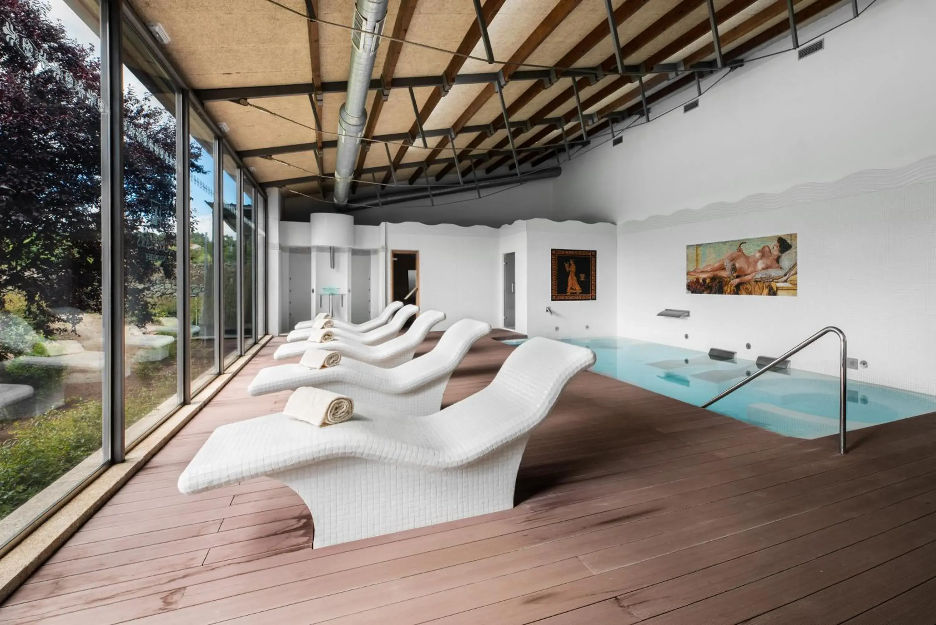 Spa and wellness centre/facilities in Áurea Palacio de Sober by Eurostars Hotel Company Spa and wellness centre/facilities in Áurea Palacio de Sober by Eurostars Hotel Company