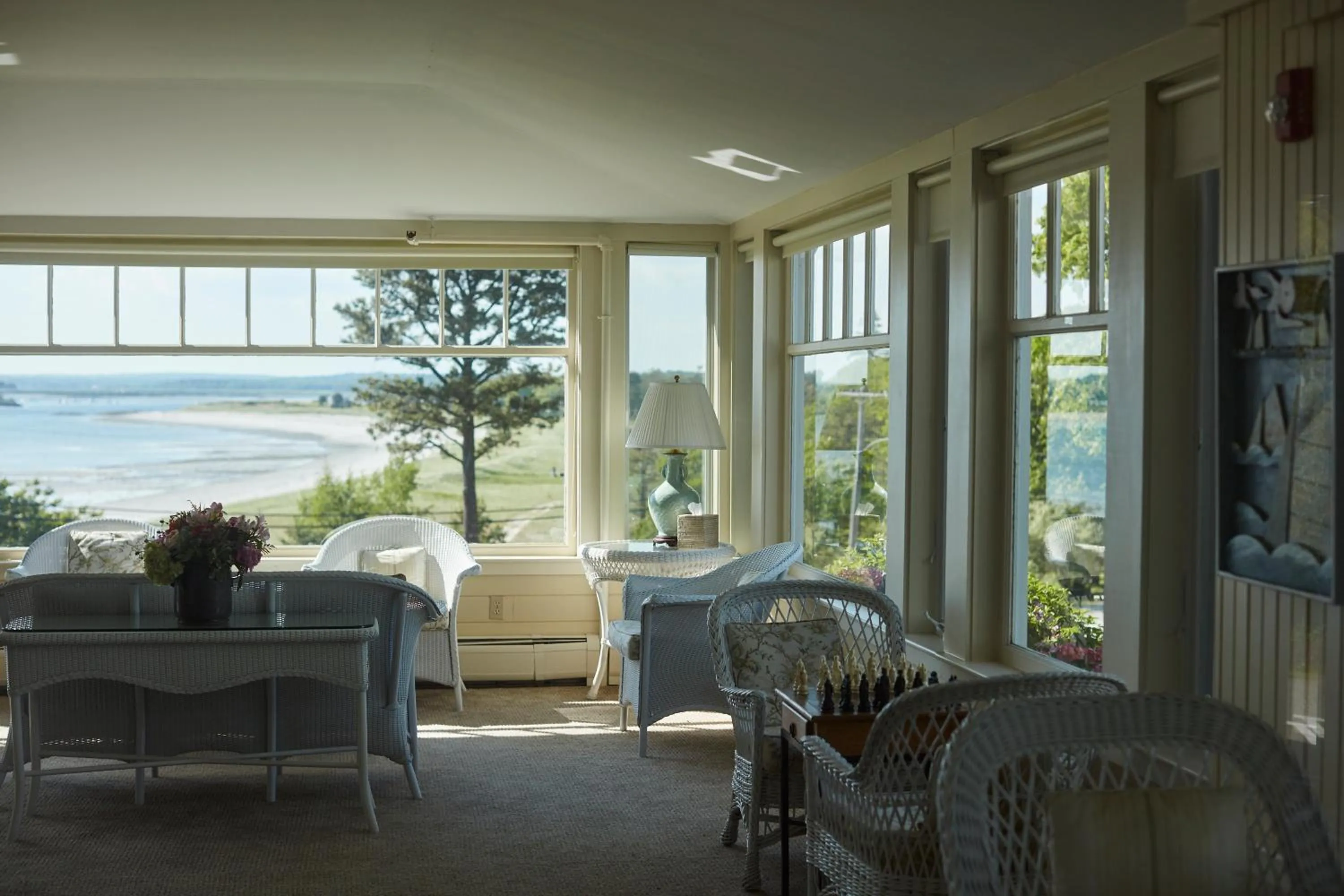 Living room in Black Point Inn