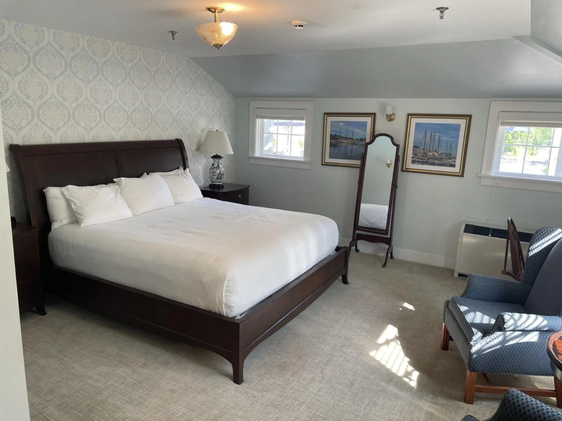 Bed in Black Point Inn