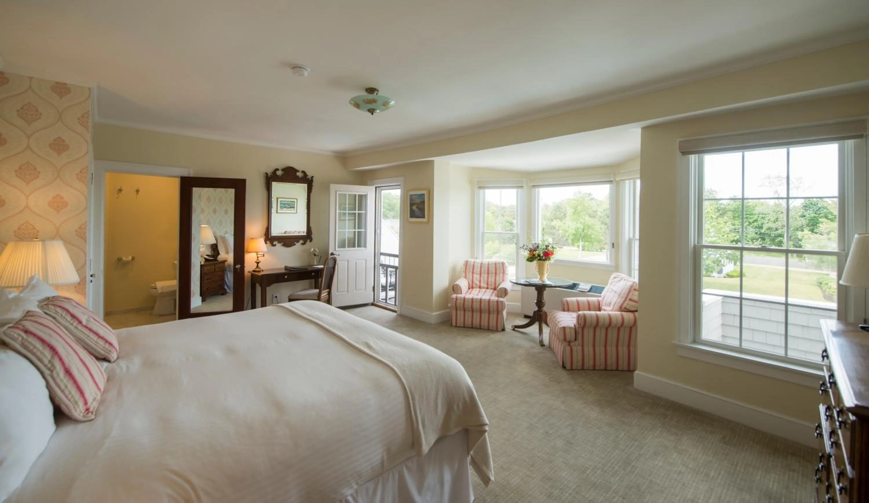 View (from property/room), Bed in Black Point Inn