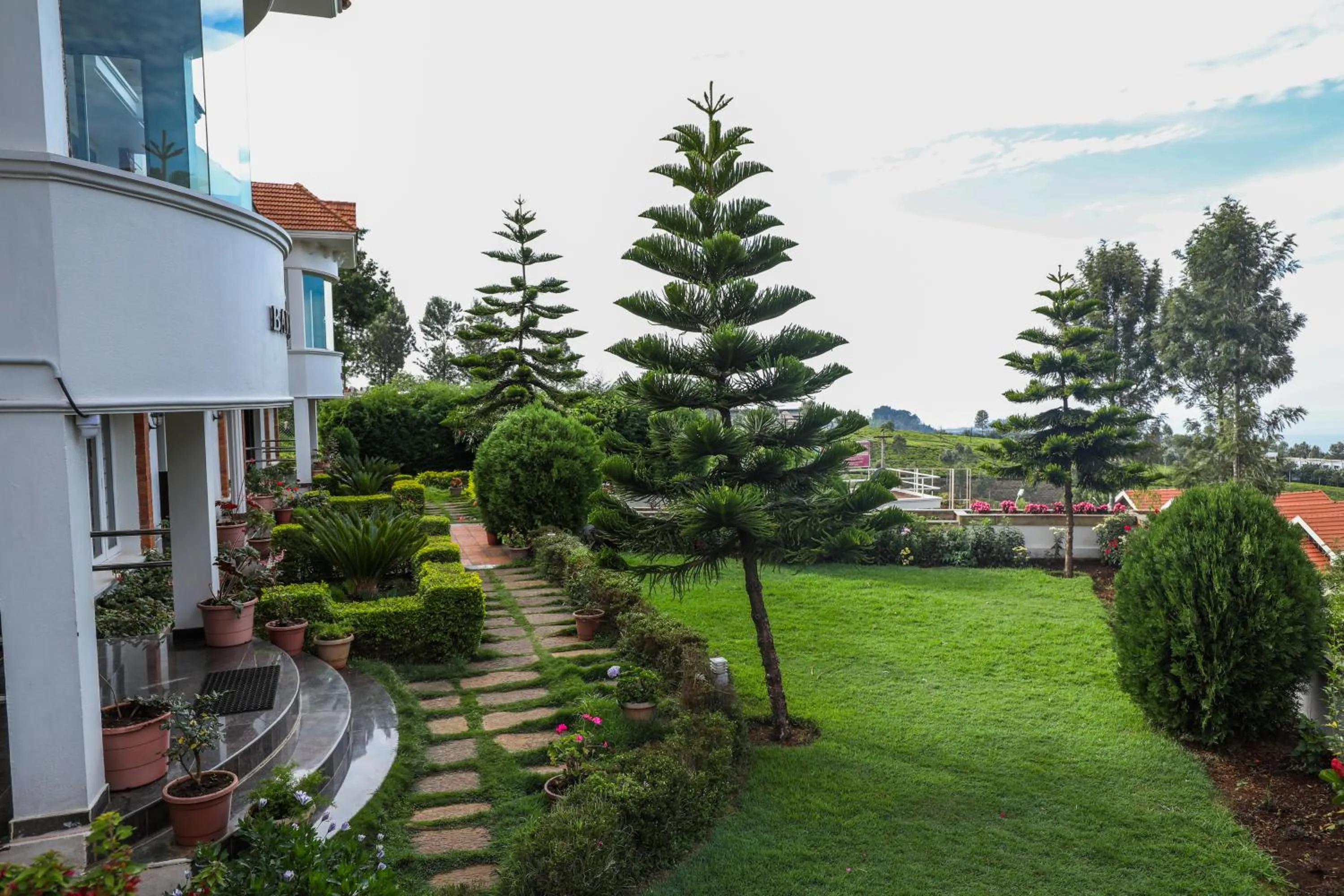 Garden view in Twin Tree