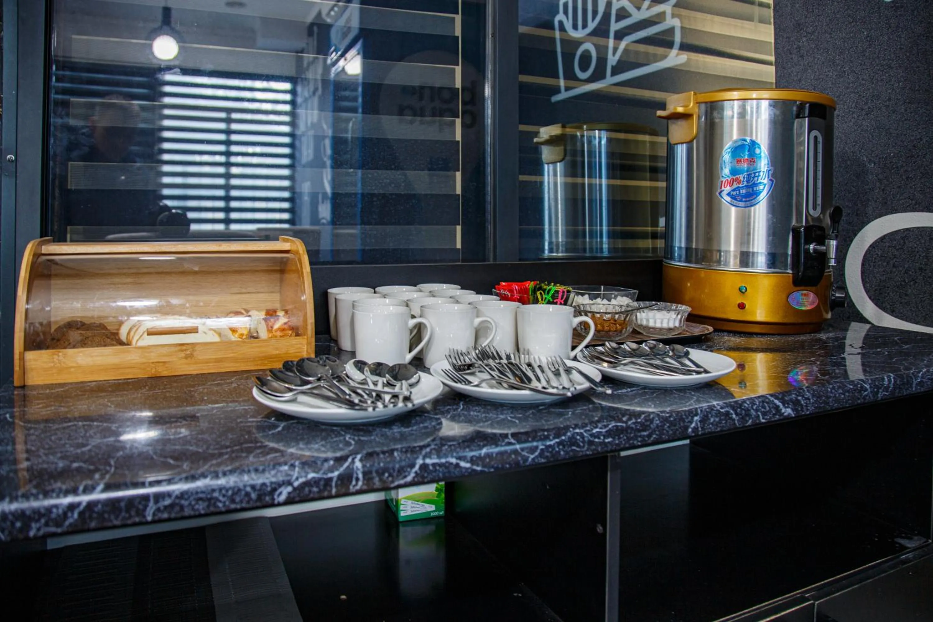 Buffet breakfast in Level hotel Osh