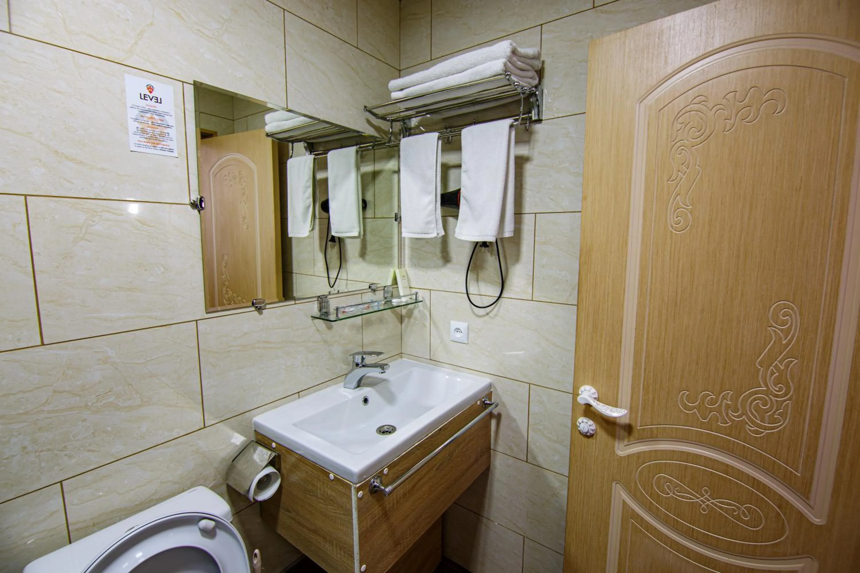 Shower in Level hotel Osh