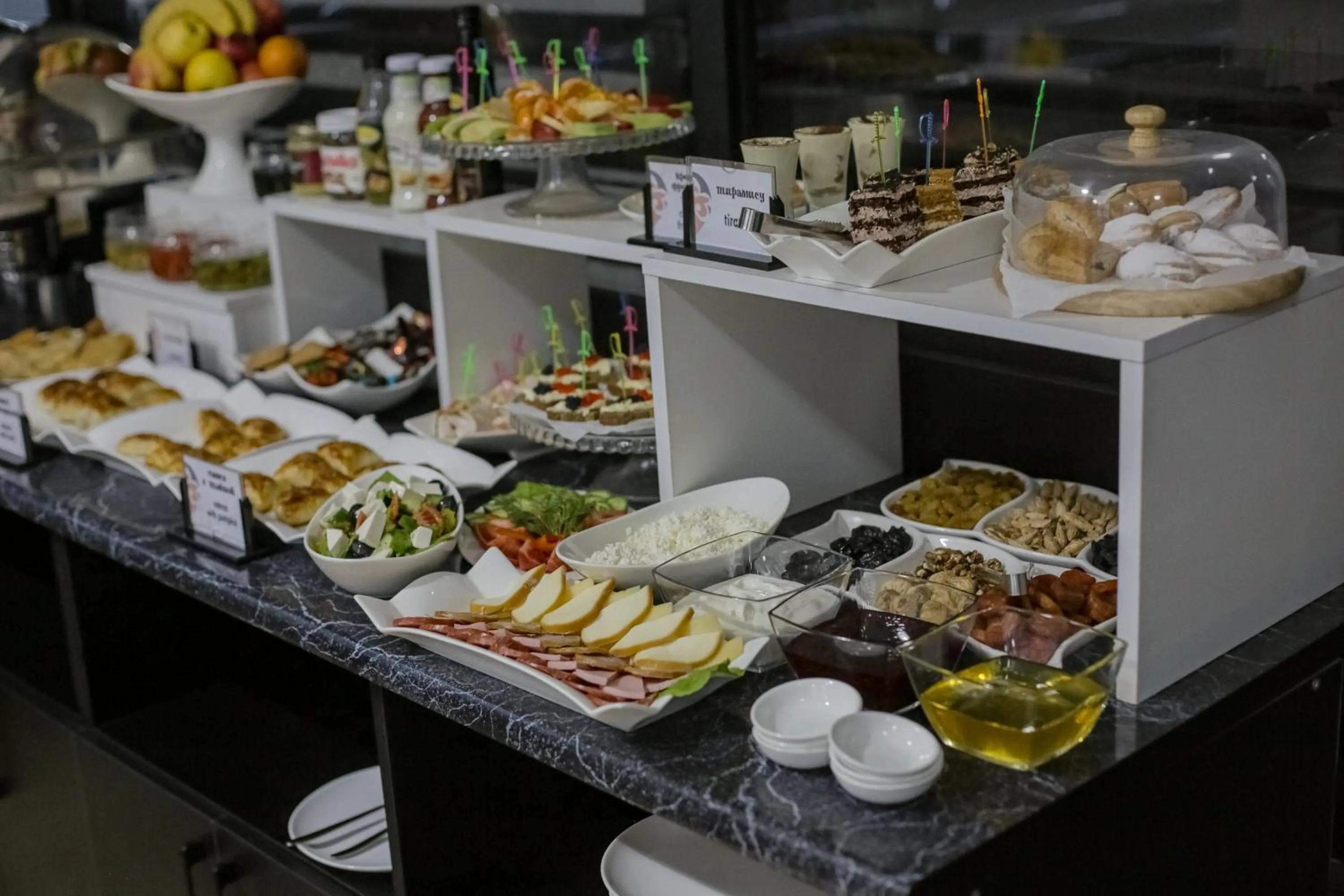 Buffet breakfast in Level hotel Osh