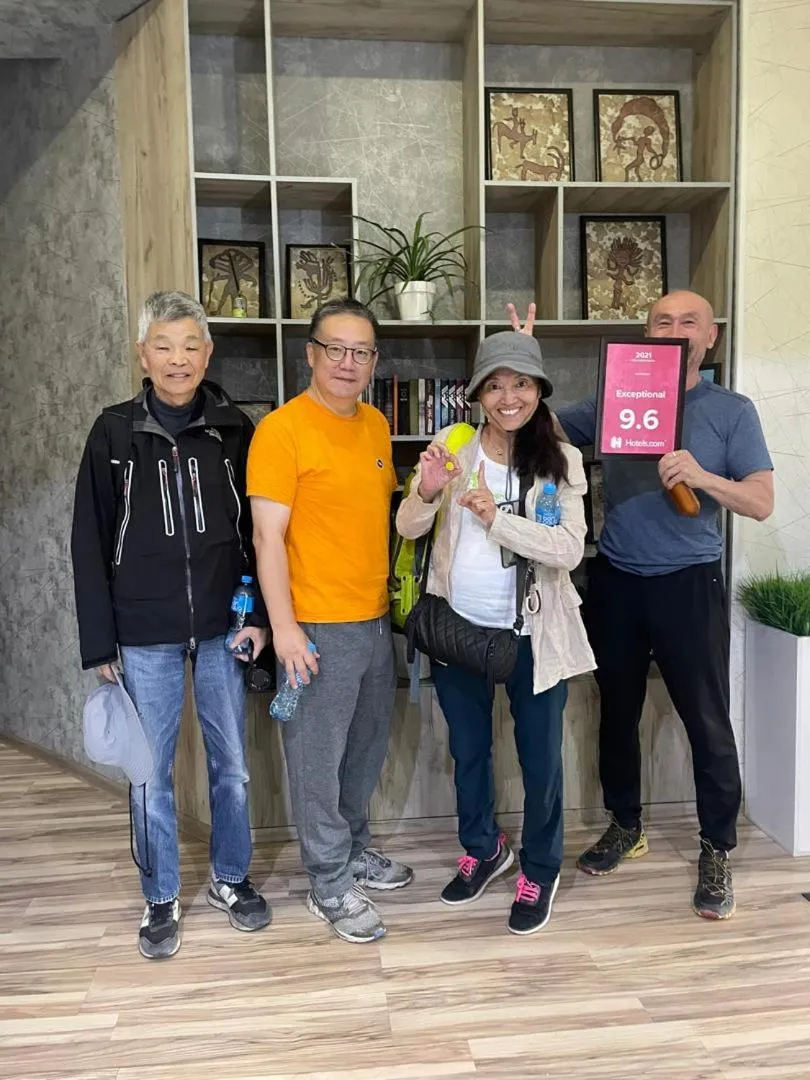 group of guests in Level hotel Osh