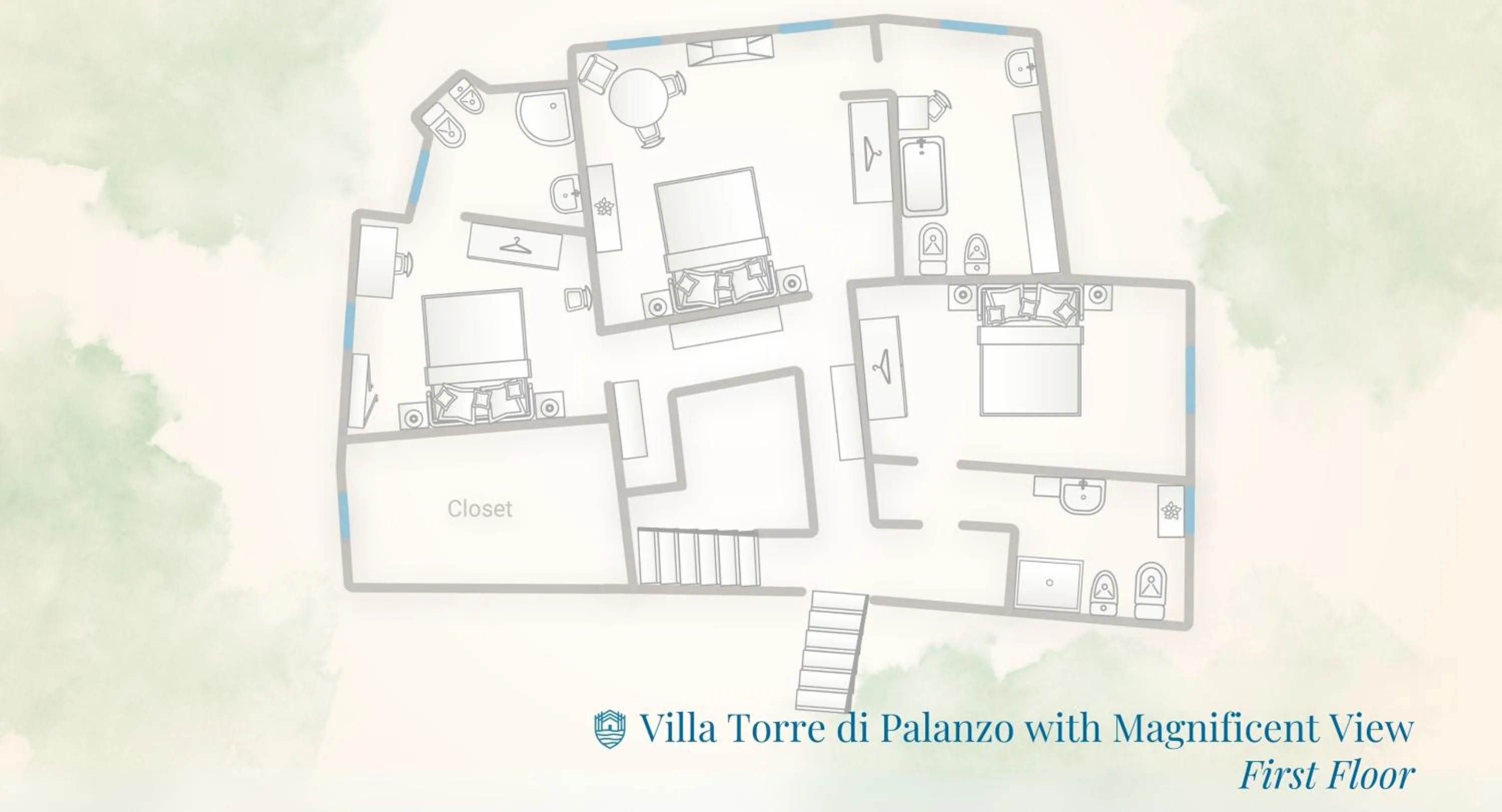 Villa Torre di Palanzo with Magnificent View by Rent All Como