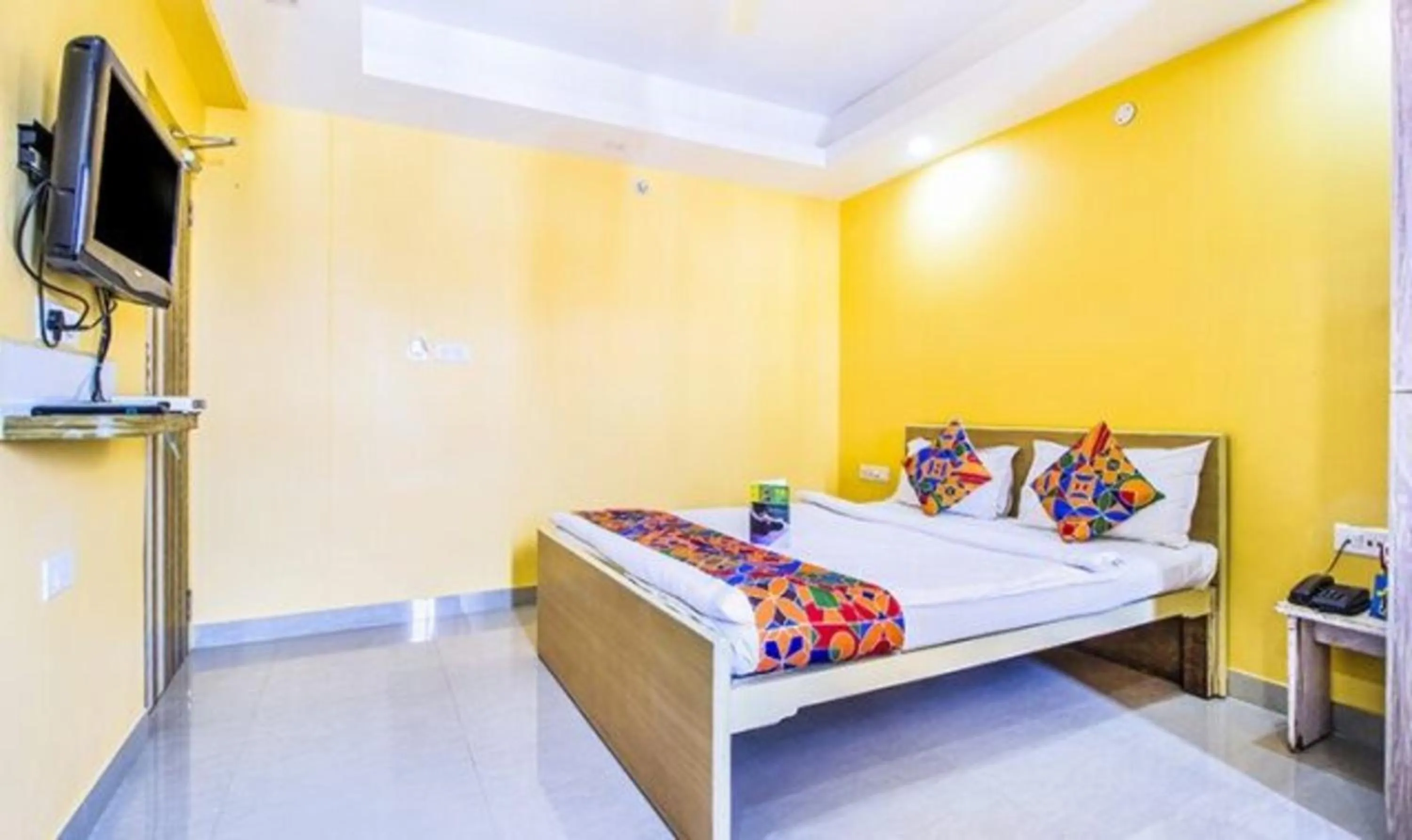 Bedroom, Bed in FabHotel Amaltas