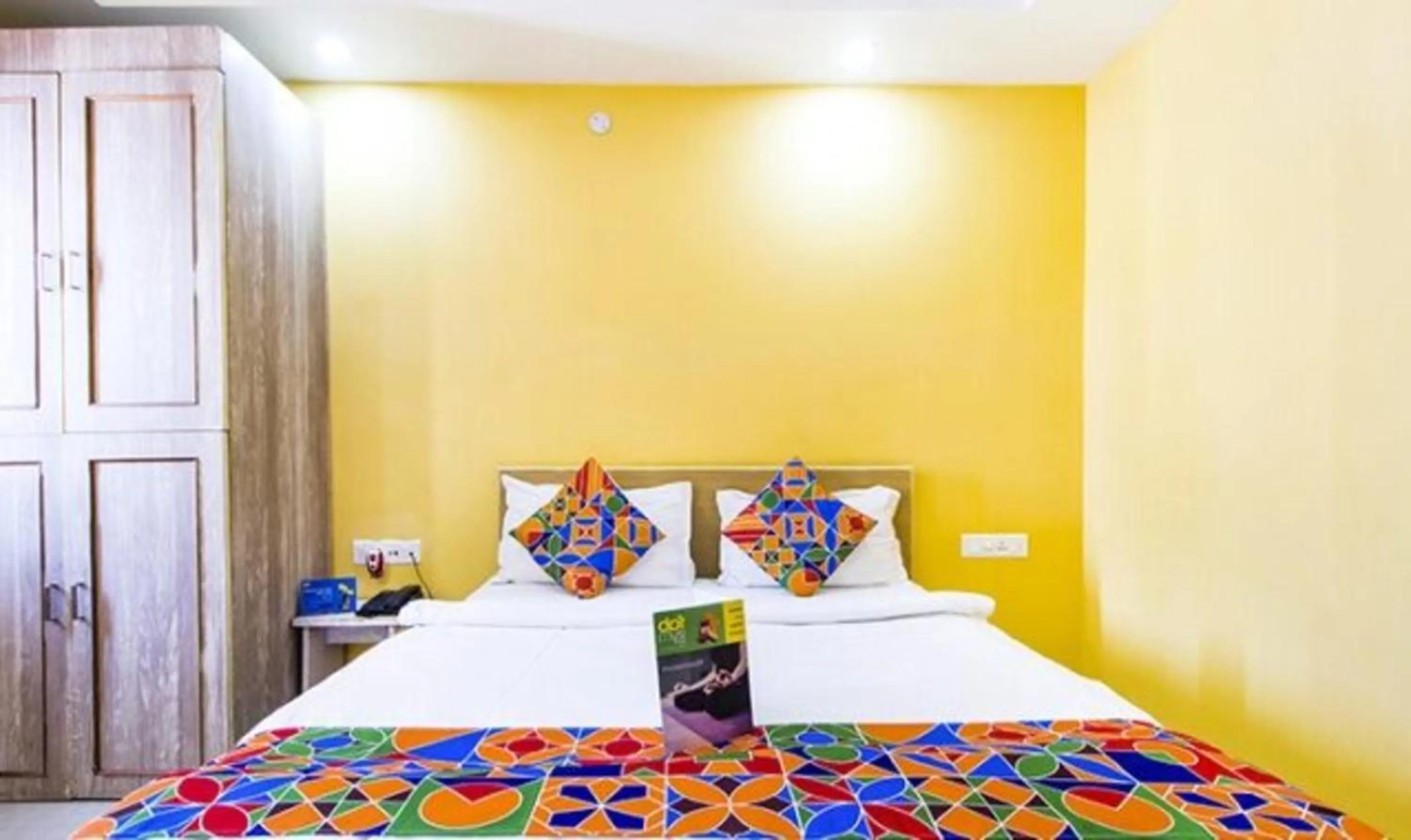 Bedroom, Bed in FabHotel Amaltas