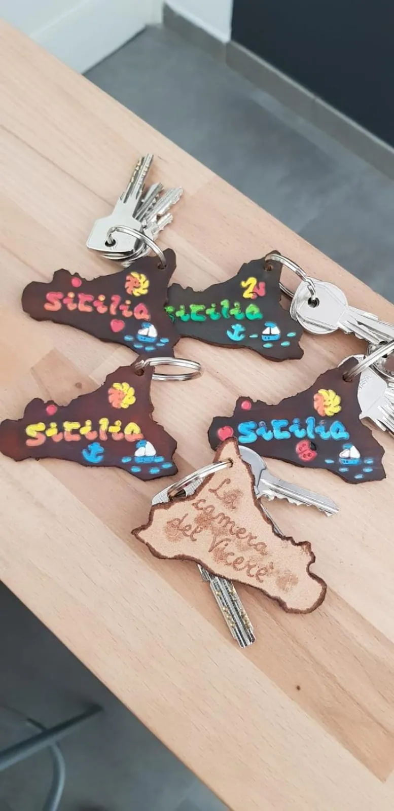 Decorative detail in LA FINESTRA SUL PORTO