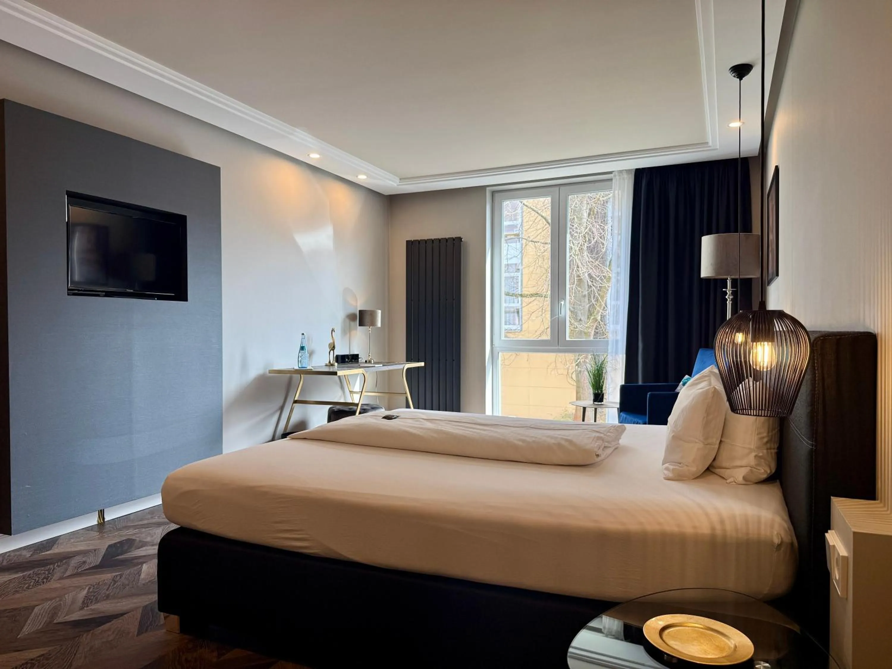 Bed in Boutique Hotel Zuckerfabrik Stuttgart