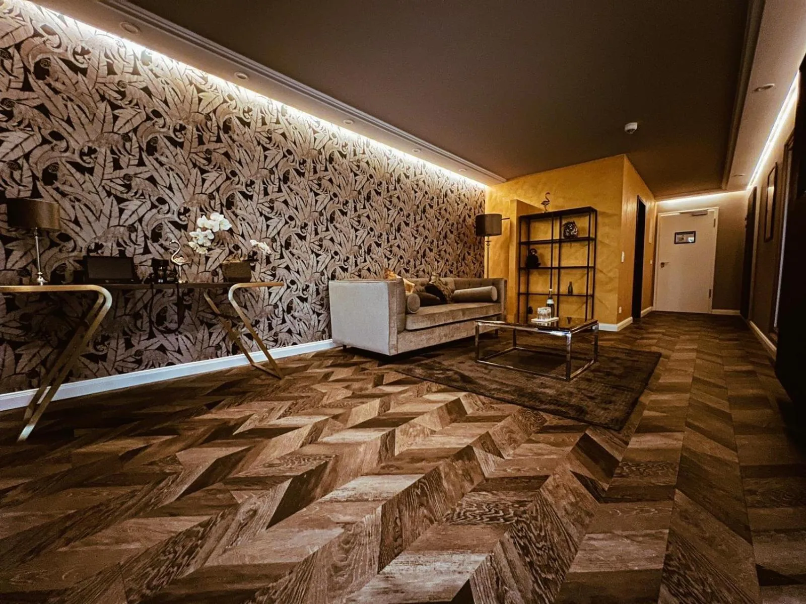 Seating area in Hotel Zuckerfabrik