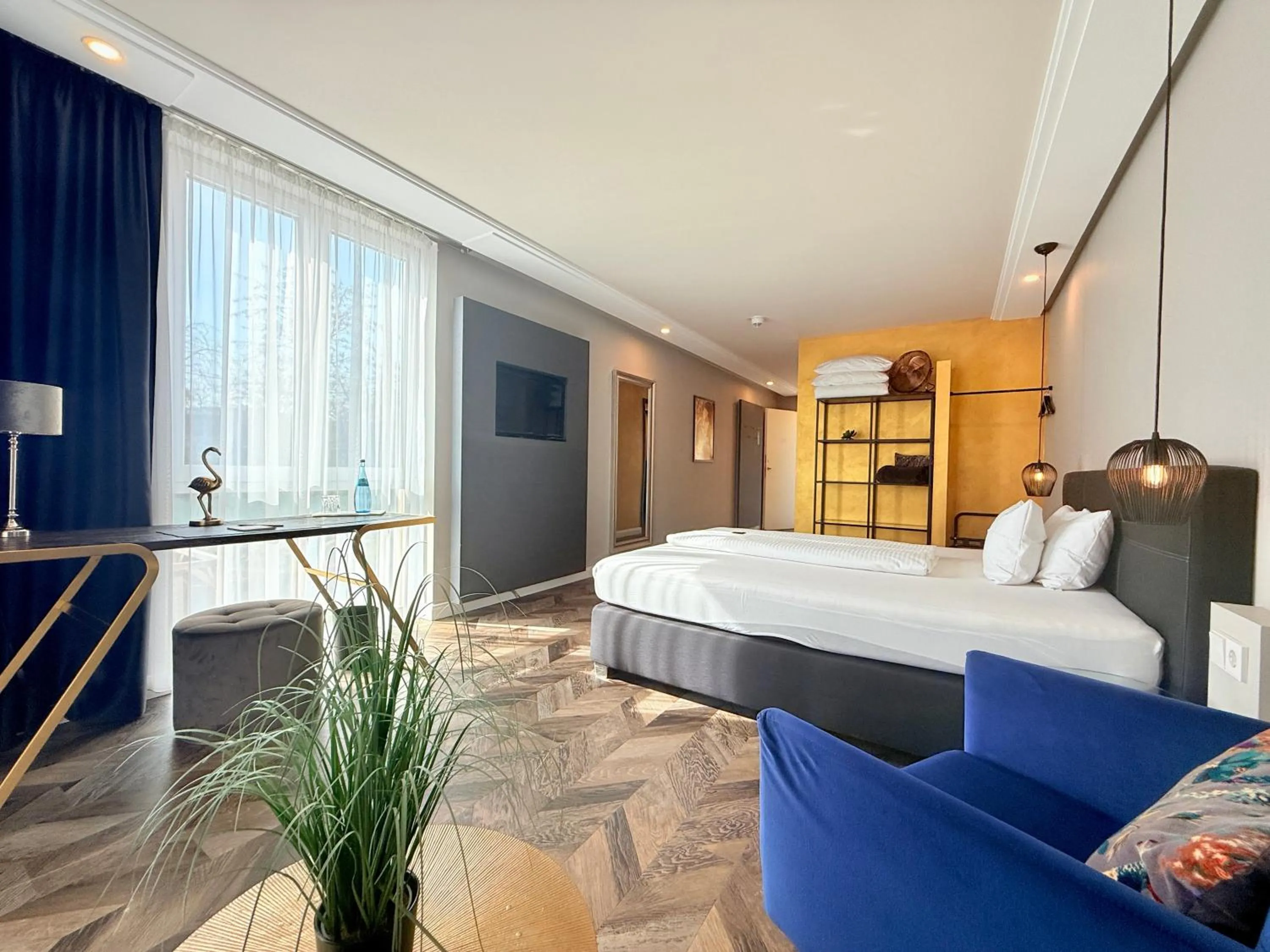 Bed in Boutique Hotel Zuckerfabrik Stuttgart