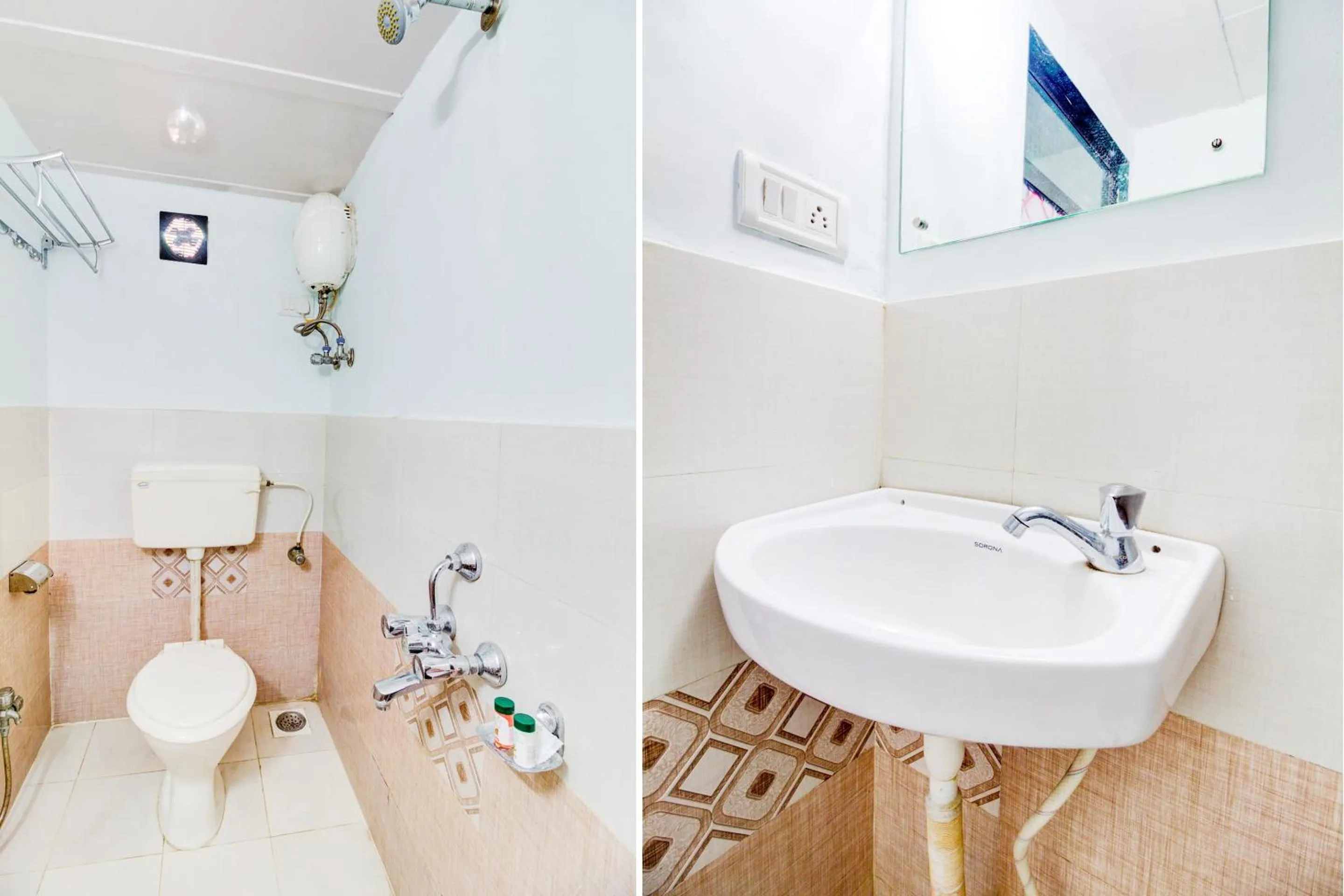 Bathroom in Super Hotel O Anjali Hotel