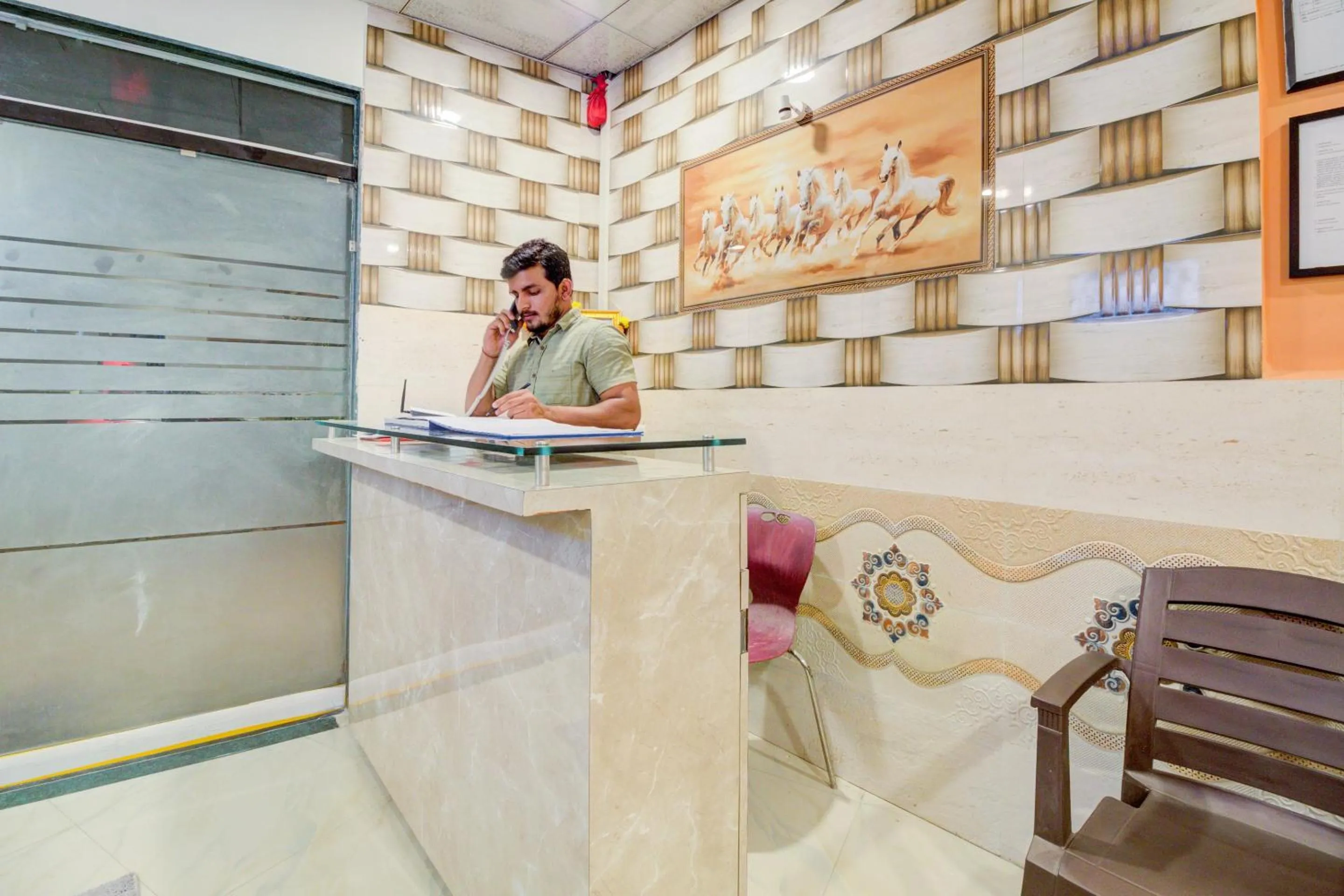 Lobby or reception in Super Hotel O Anjali Hotel