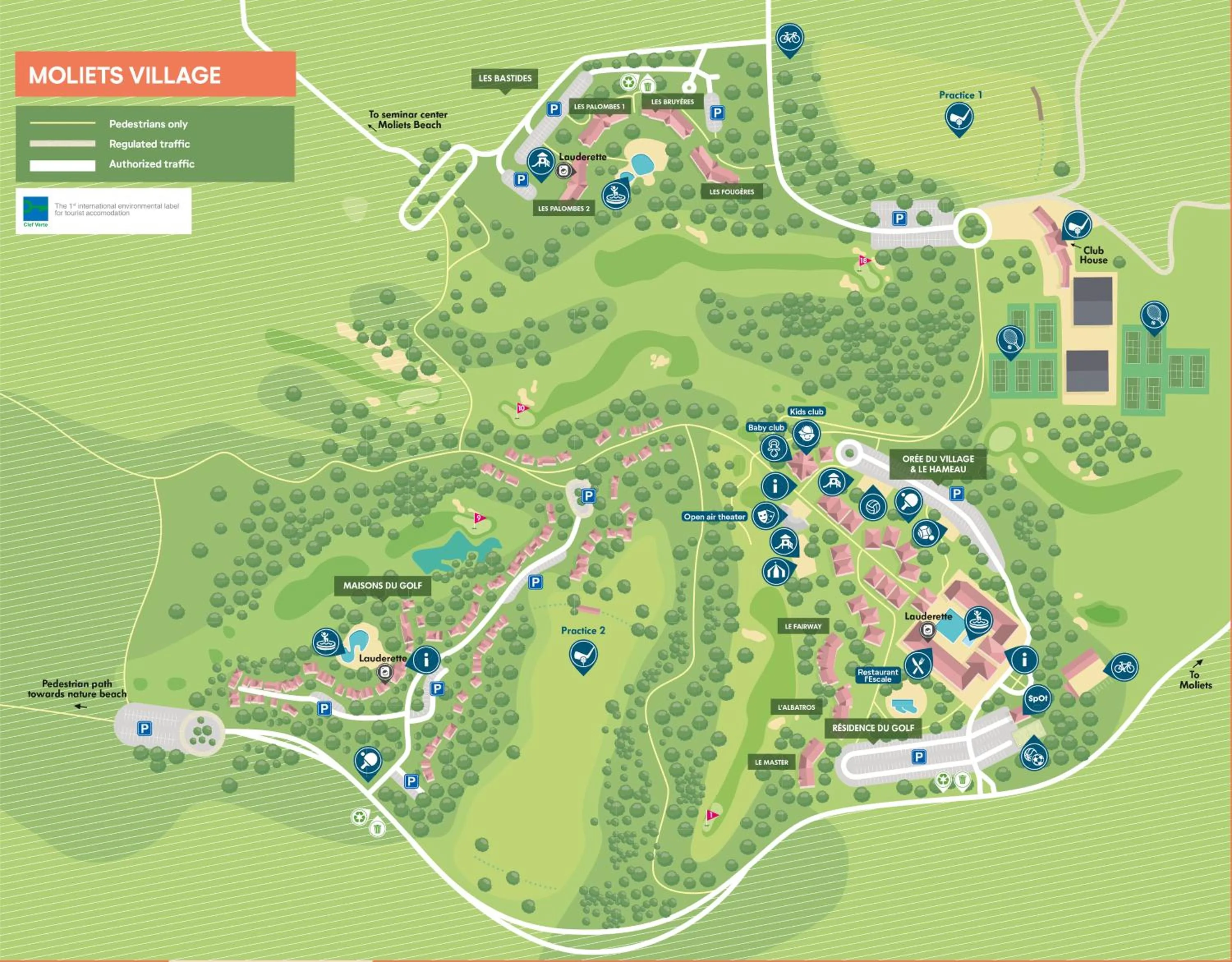 Natural landscape in Village Pierre & Vacances Moliets