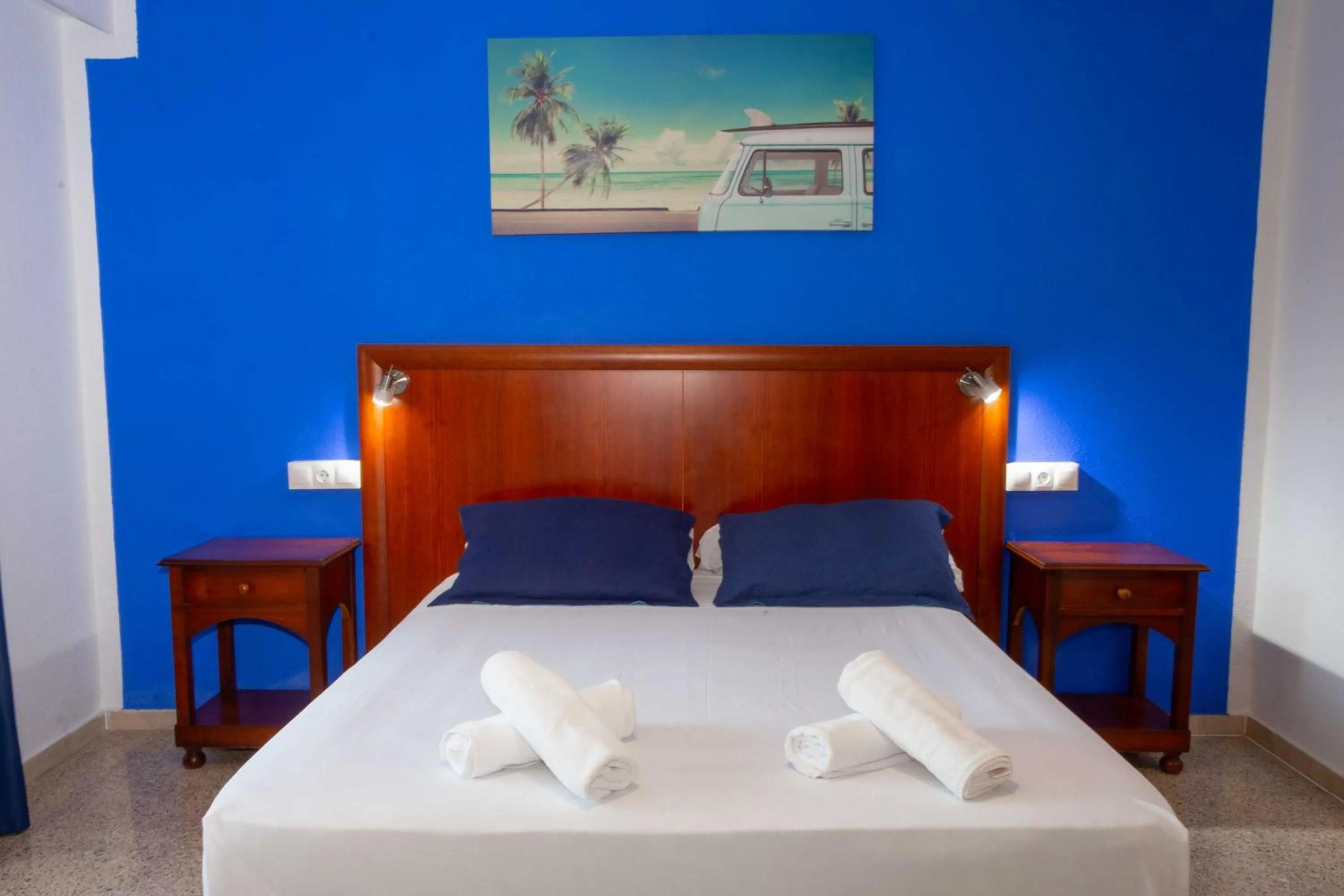 Bed in APARTAMENTOS PALASIET