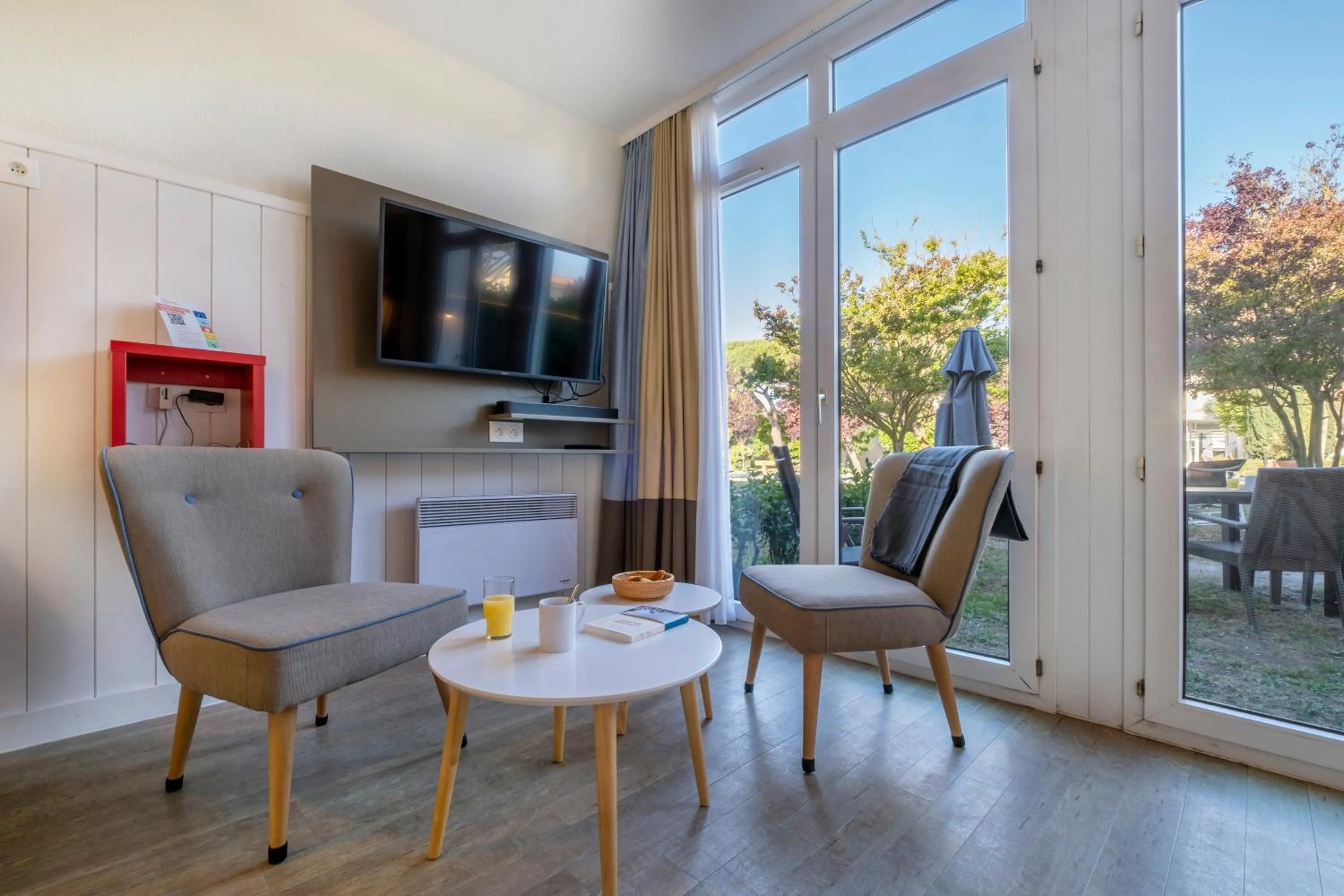 Patio in Résidence Pierre & Vacances Le Palais des Gouverneurs