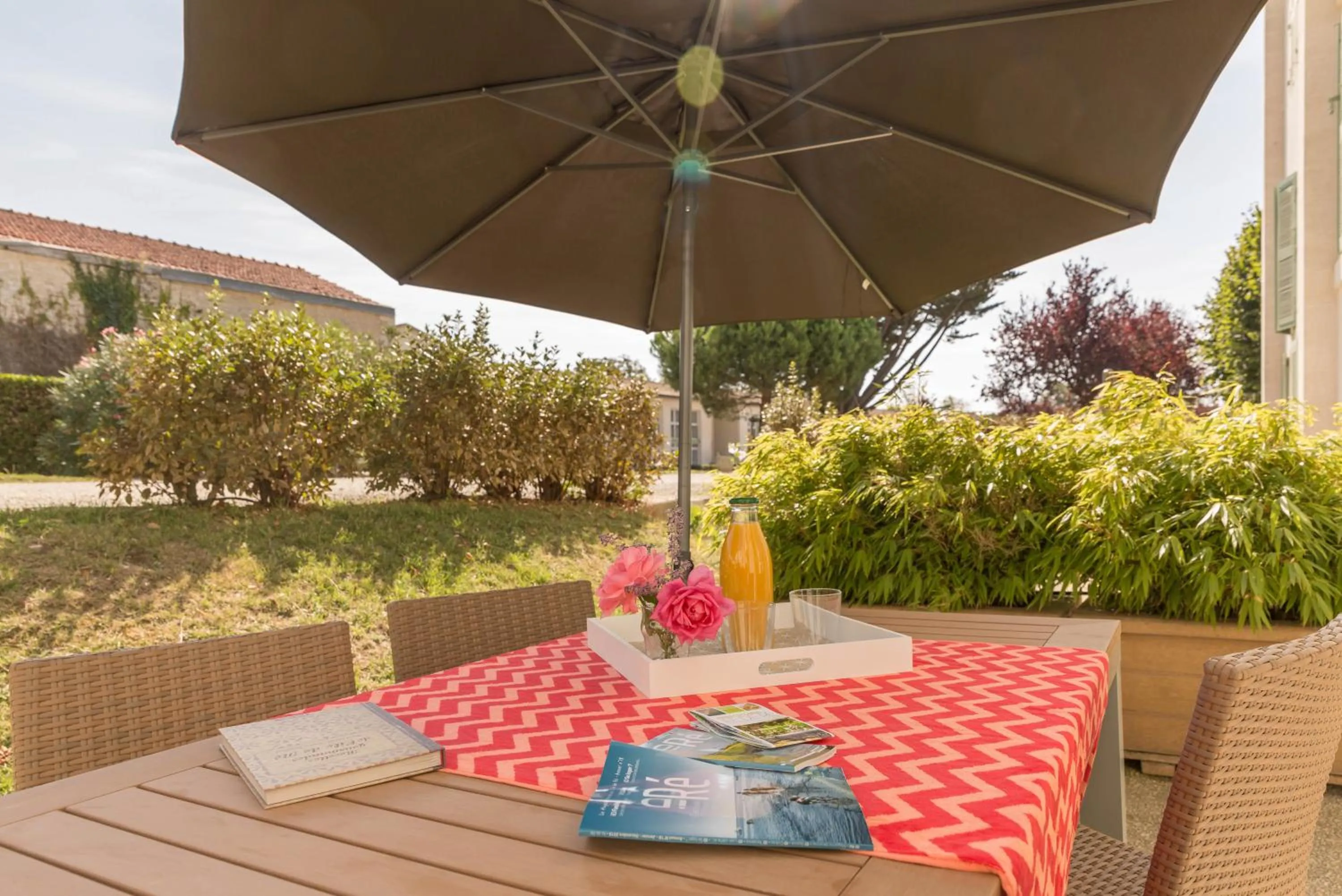 Patio in Résidence Pierre & Vacances Le Palais des Gouverneurs