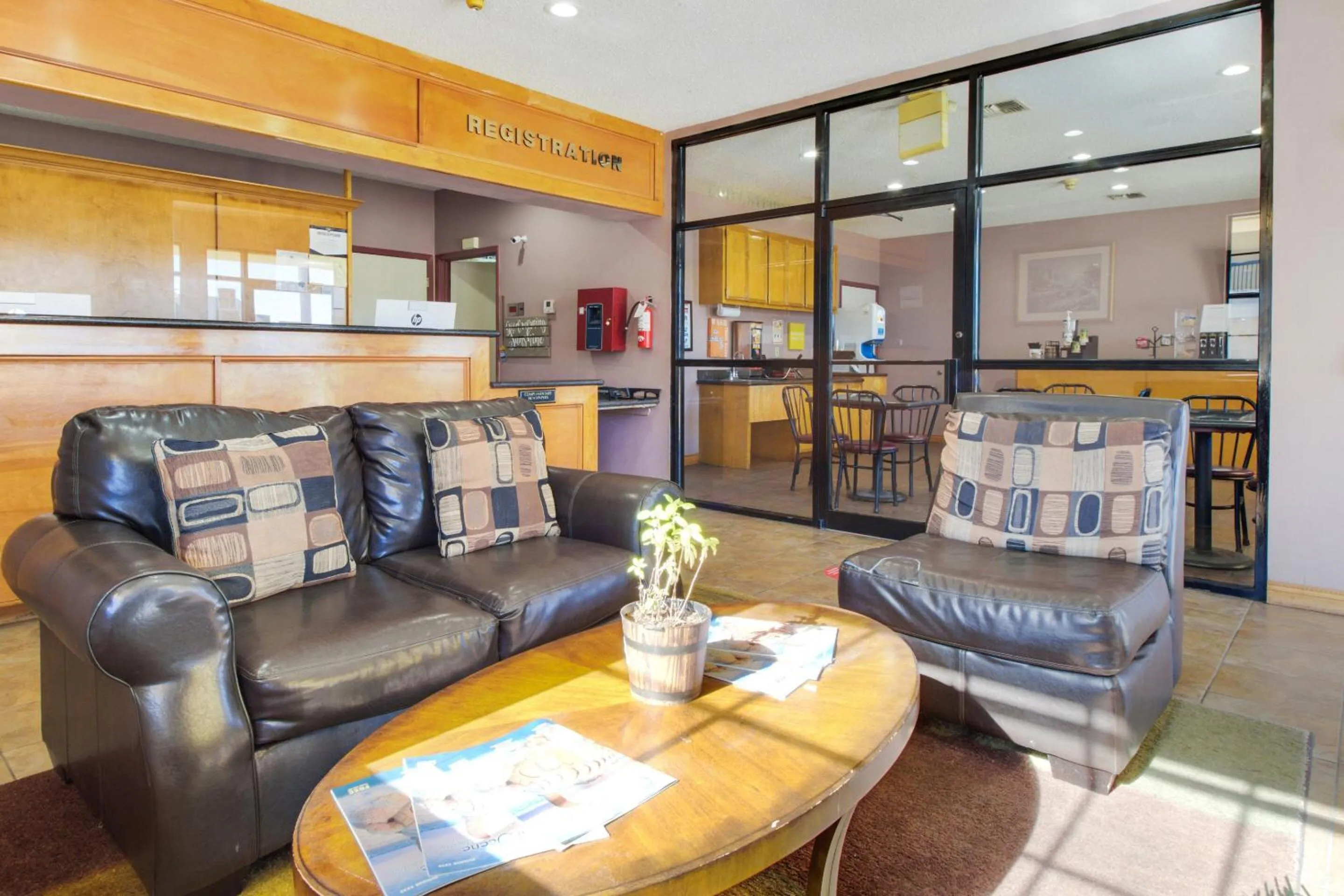 Lobby or reception in OYO Hotel Ingleside TX