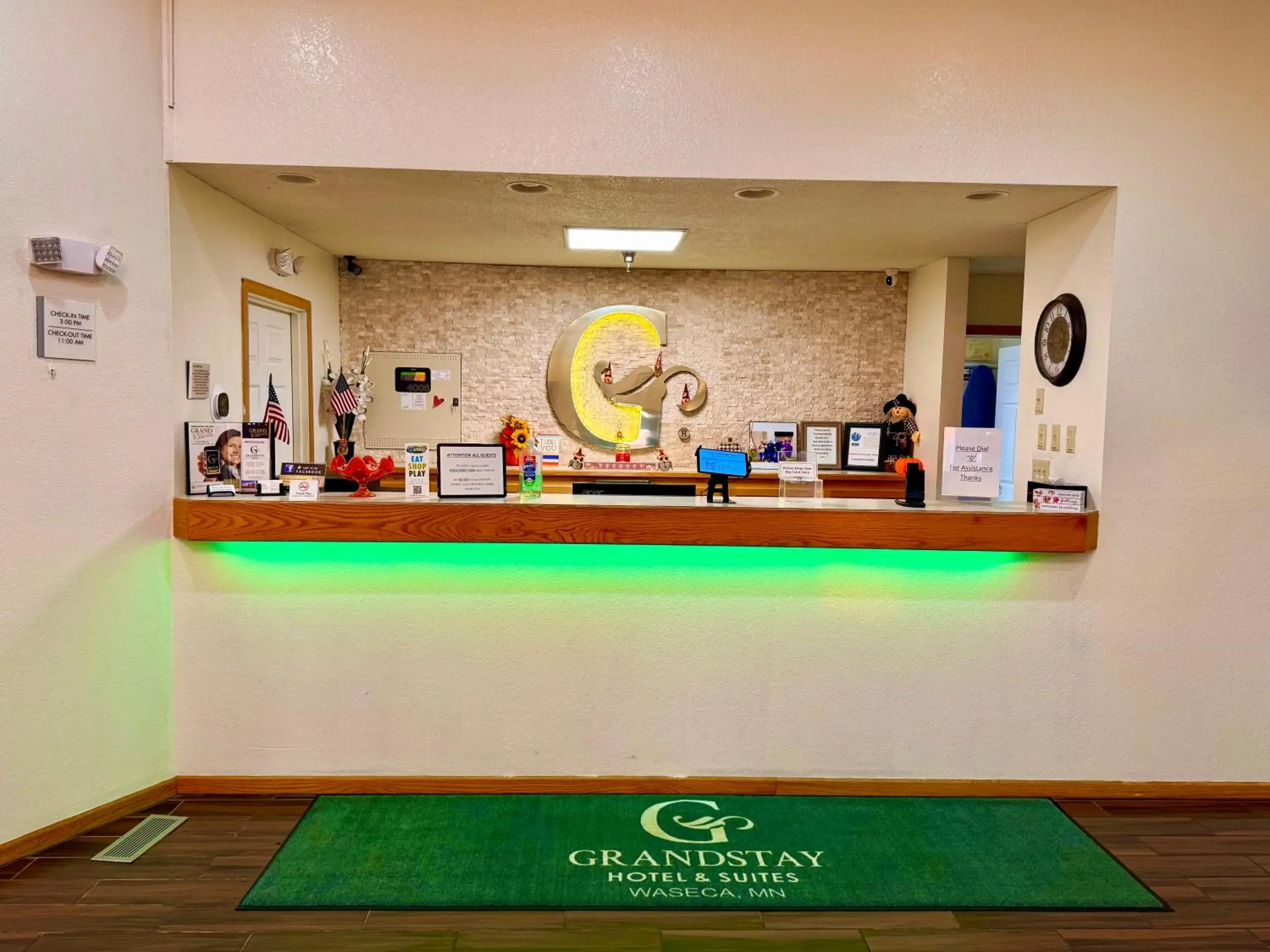 Lobby or reception in GrandStay Hotel and Suite Waseca Lobby or reception in GrandStay Hotel and Suite Waseca
