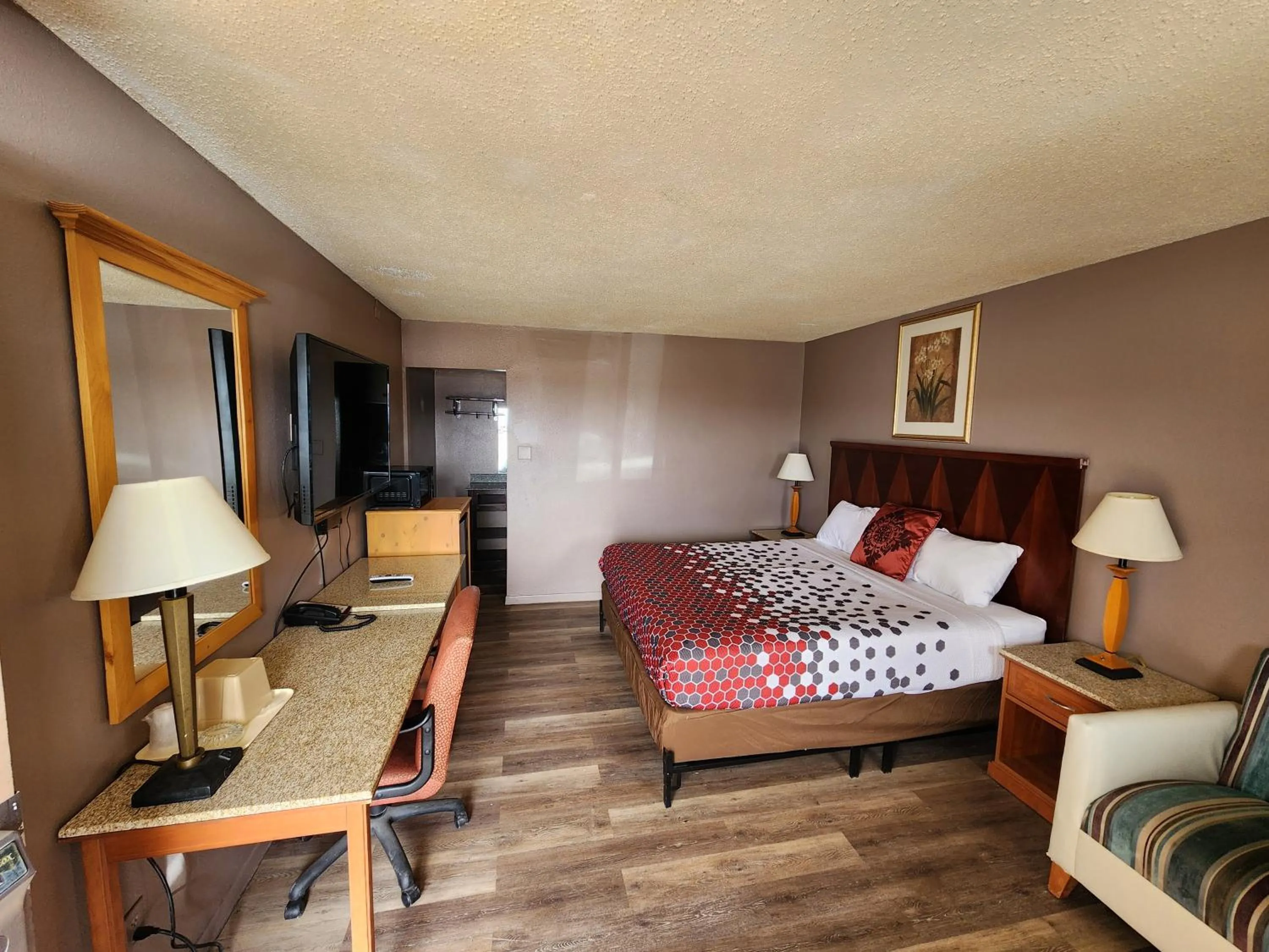 Bed in Satellite Inn