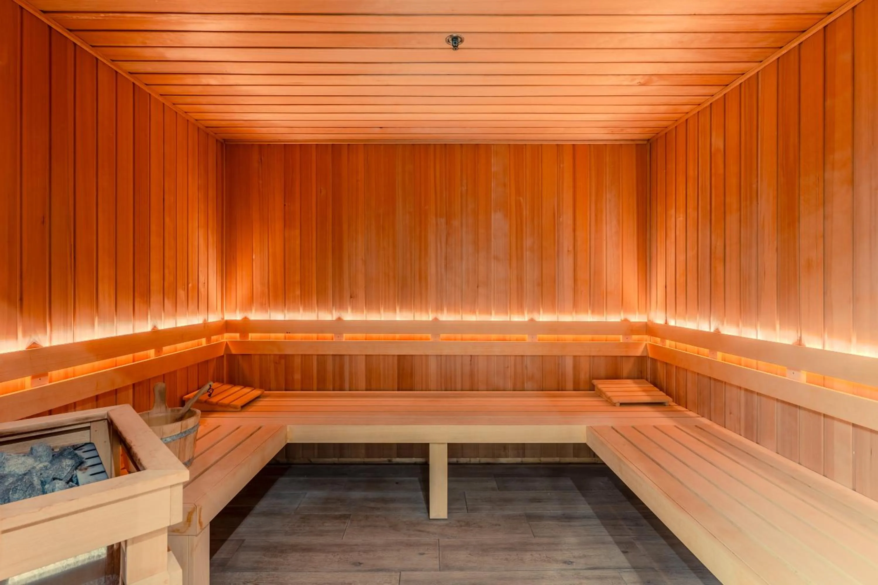 Sauna in Résidence Pierre & Vacances Premium Le Domaine de Cramphore