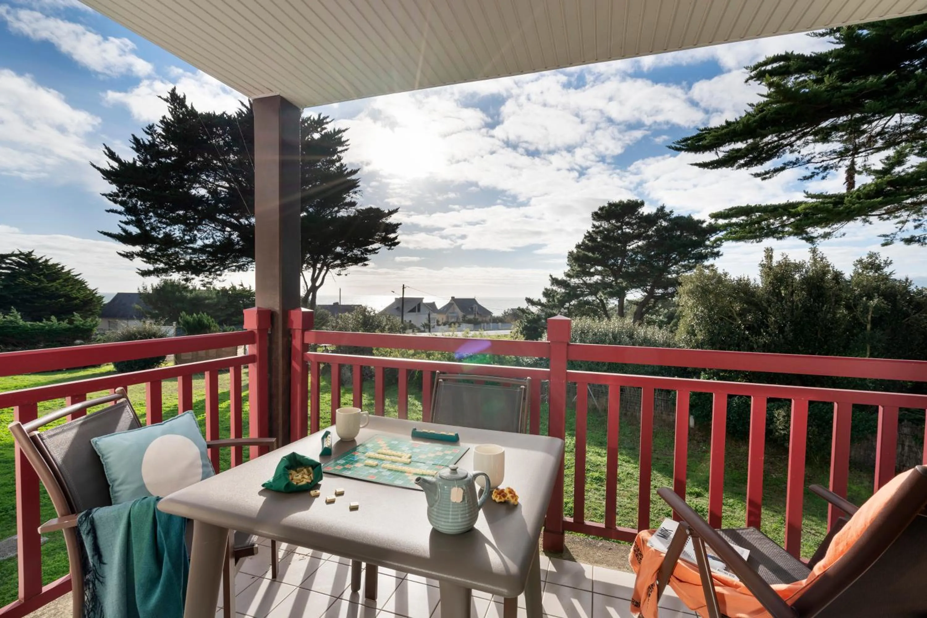 Patio in Résidence Pierre & Vacances Premium Le Domaine de Cramphore