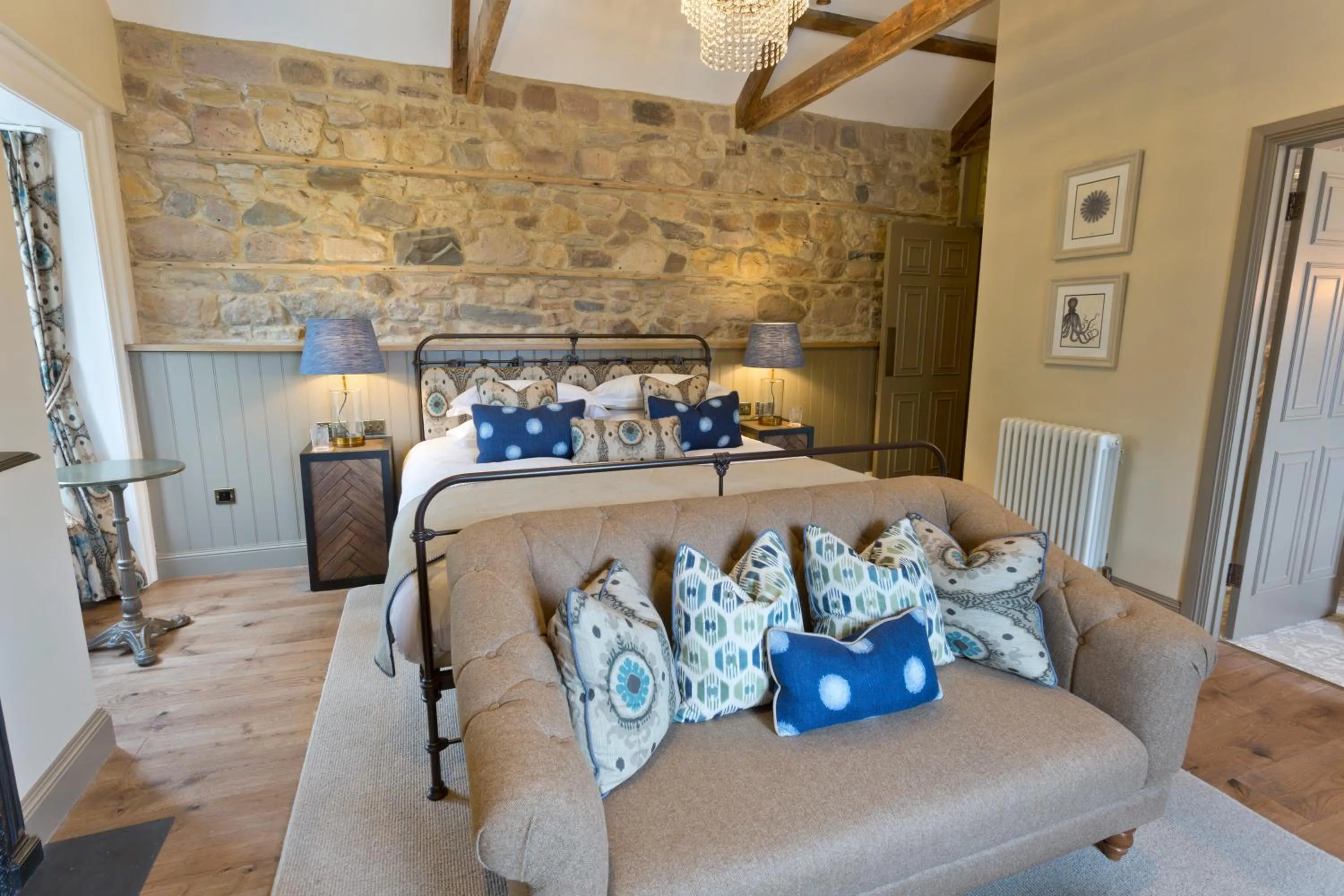 Photo of the whole room, Bed in Beadnell Towers Hotel