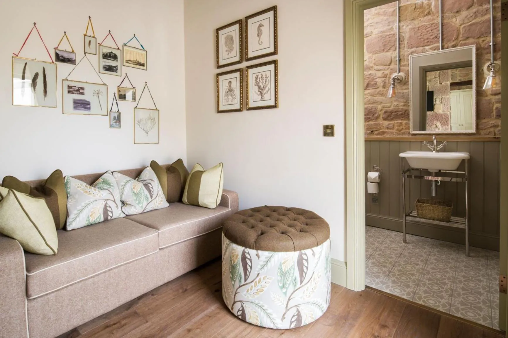 Seating area in Beadnell Towers Hotel
