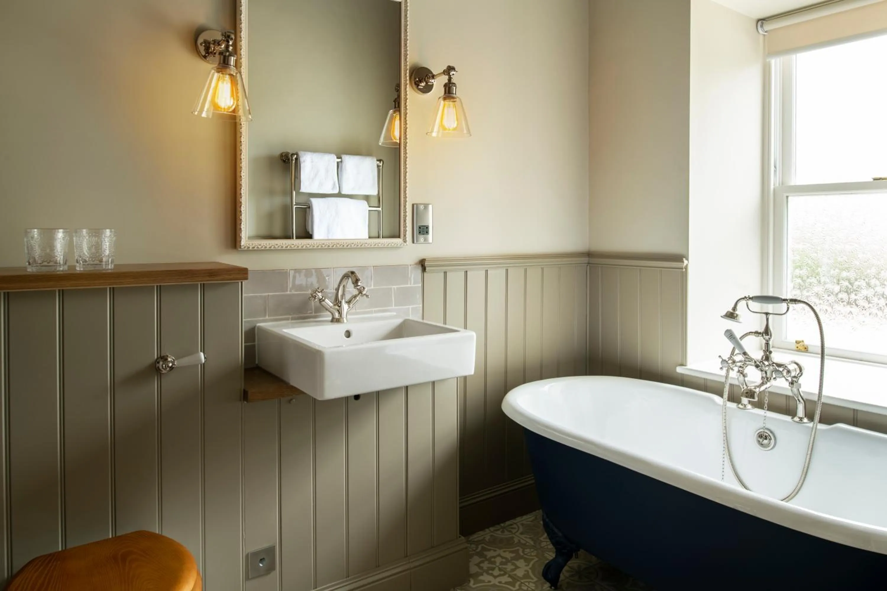 Bathroom in Beadnell Towers Hotel