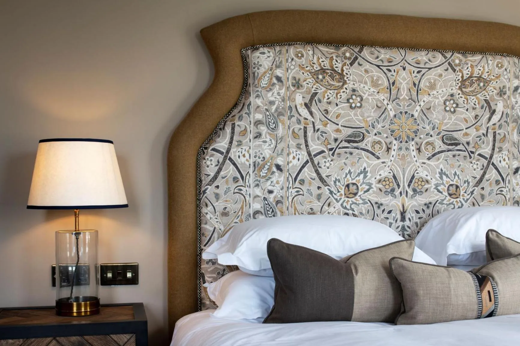 Bed in Beadnell Towers Hotel