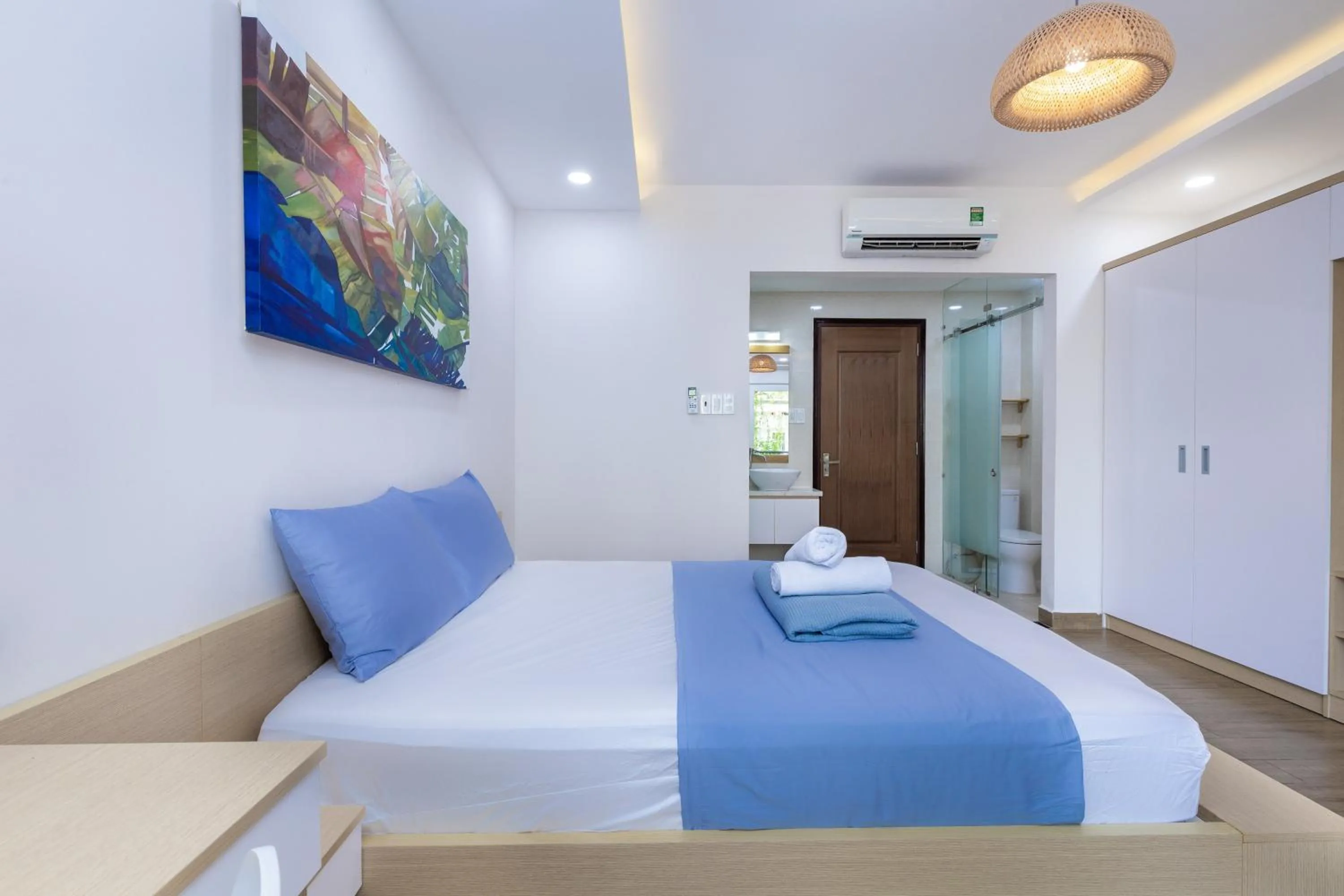 Photo of the whole room, Bed in Cozrum Homes - Yoga Corner