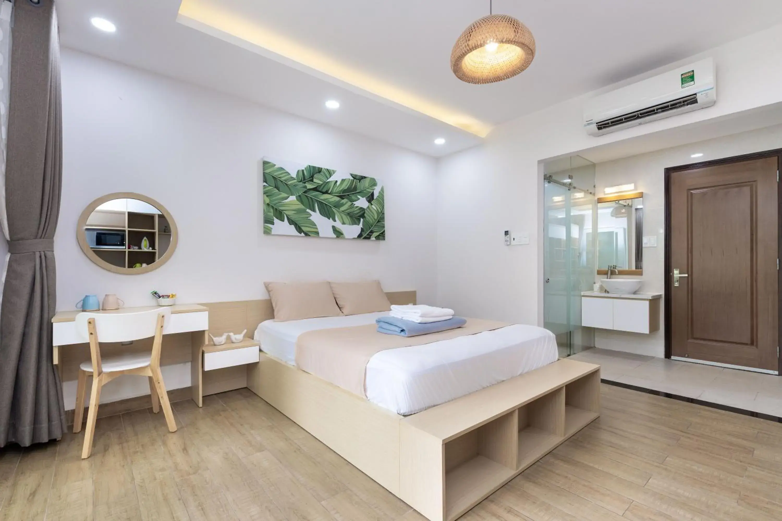 Photo of the whole room, Bed in Cozrum Homes - Yoga Corner Photo of the whole room, Bed in Cozrum Homes - Yoga Corner