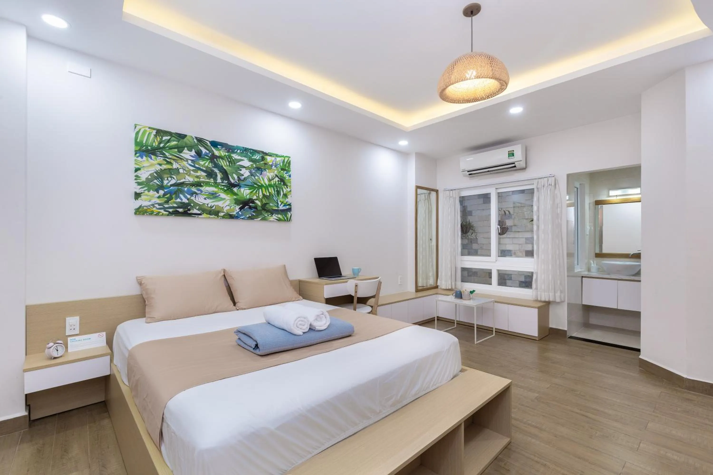 Photo of the whole room, Bed in Cozrum Homes - Yoga Corner