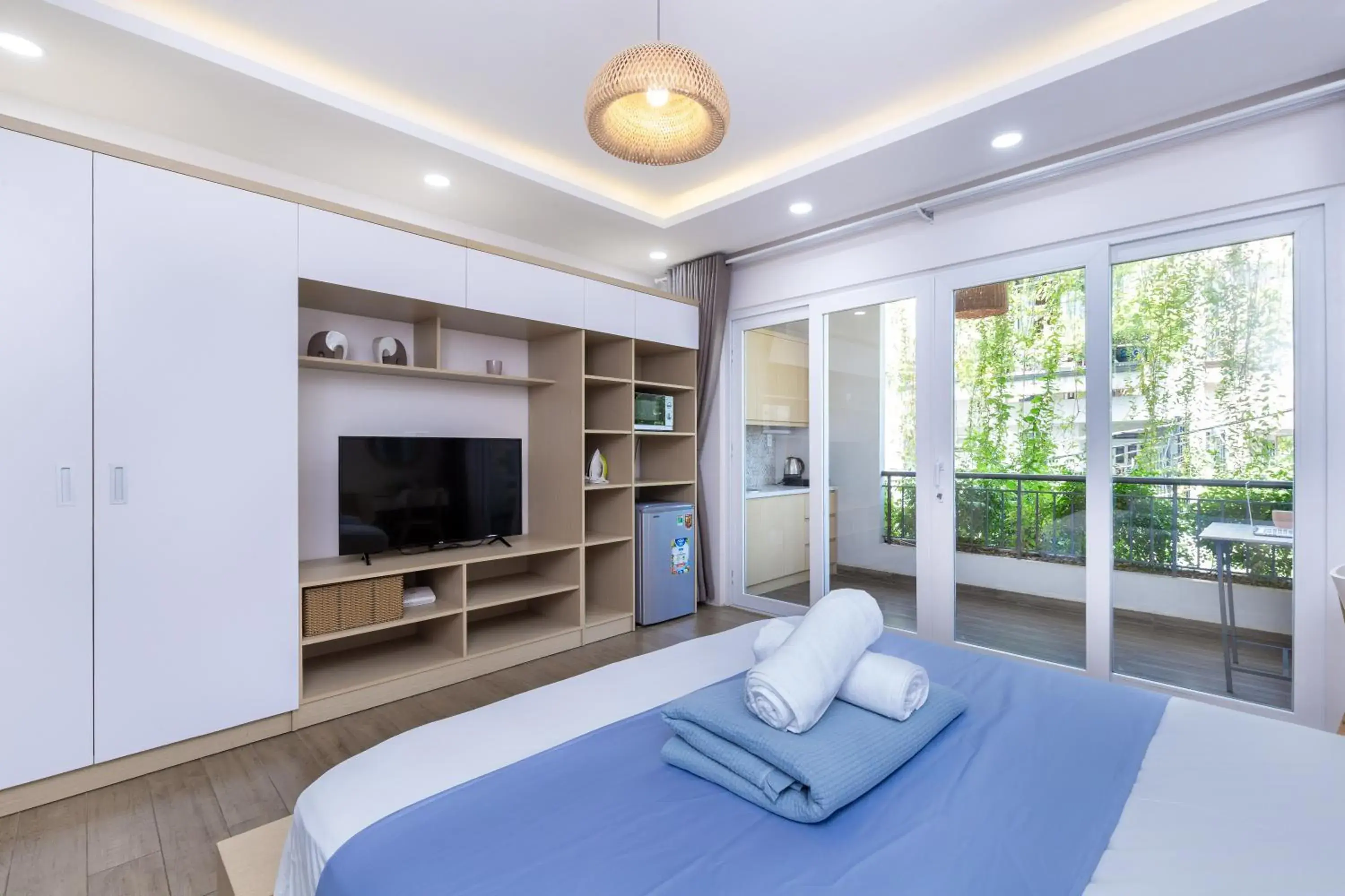 Photo of the whole room, Bed in Cozrum Homes - Yoga Corner Photo of the whole room, Bed in Cozrum Homes - Yoga Corner