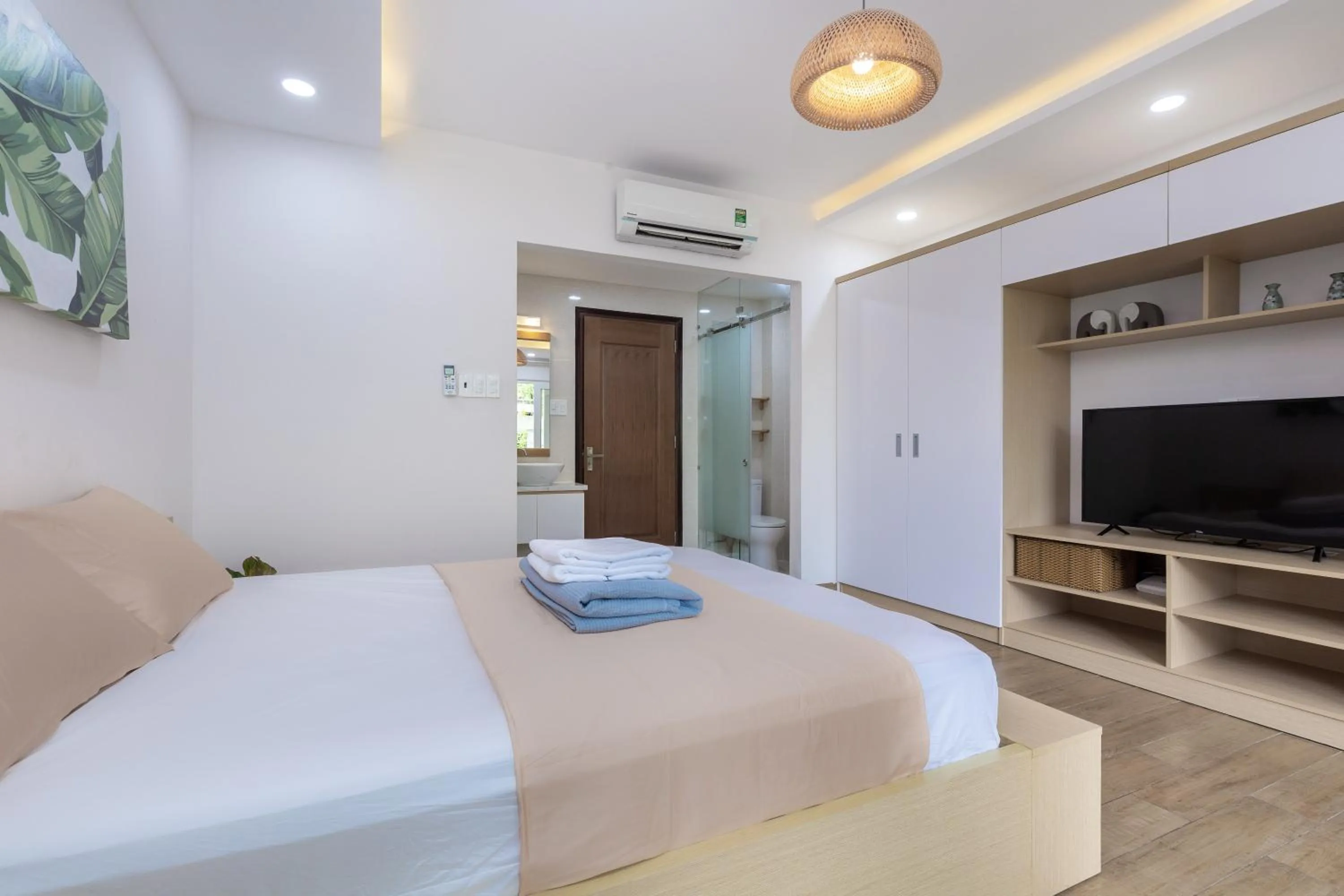 Photo of the whole room, Bed in Cozrum Homes - Yoga Corner